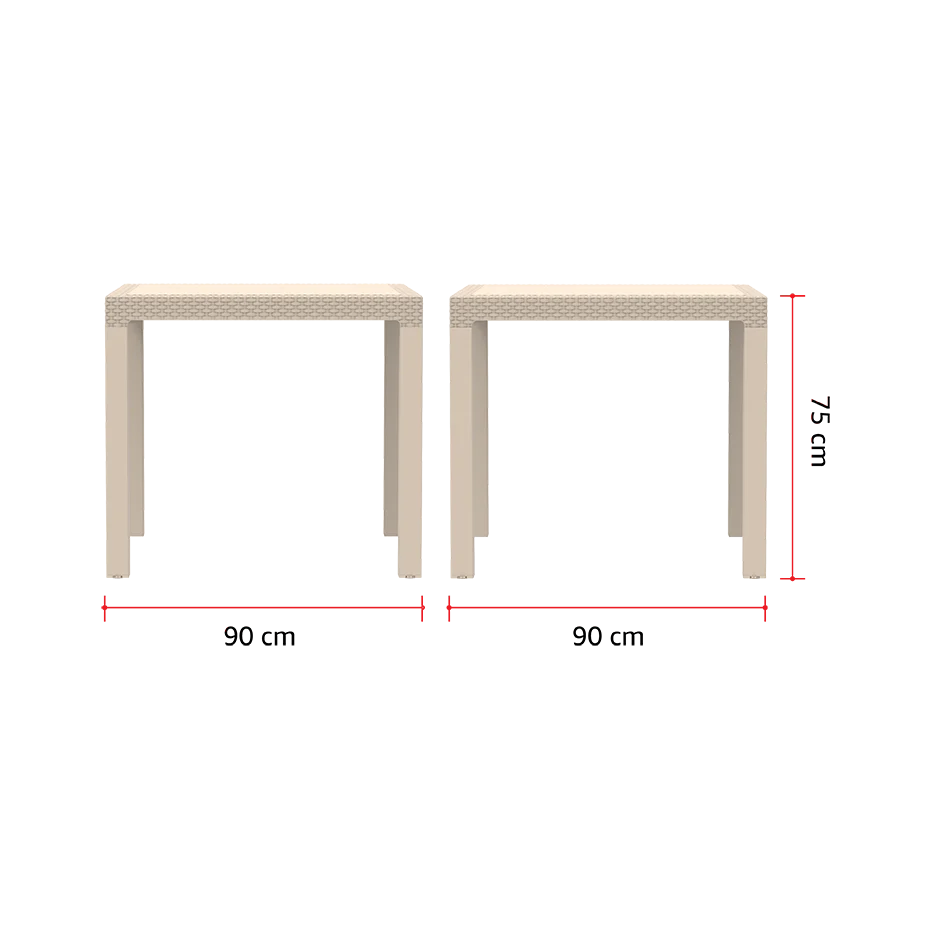 Cedarattan 4-seater Outdoor Dining Table