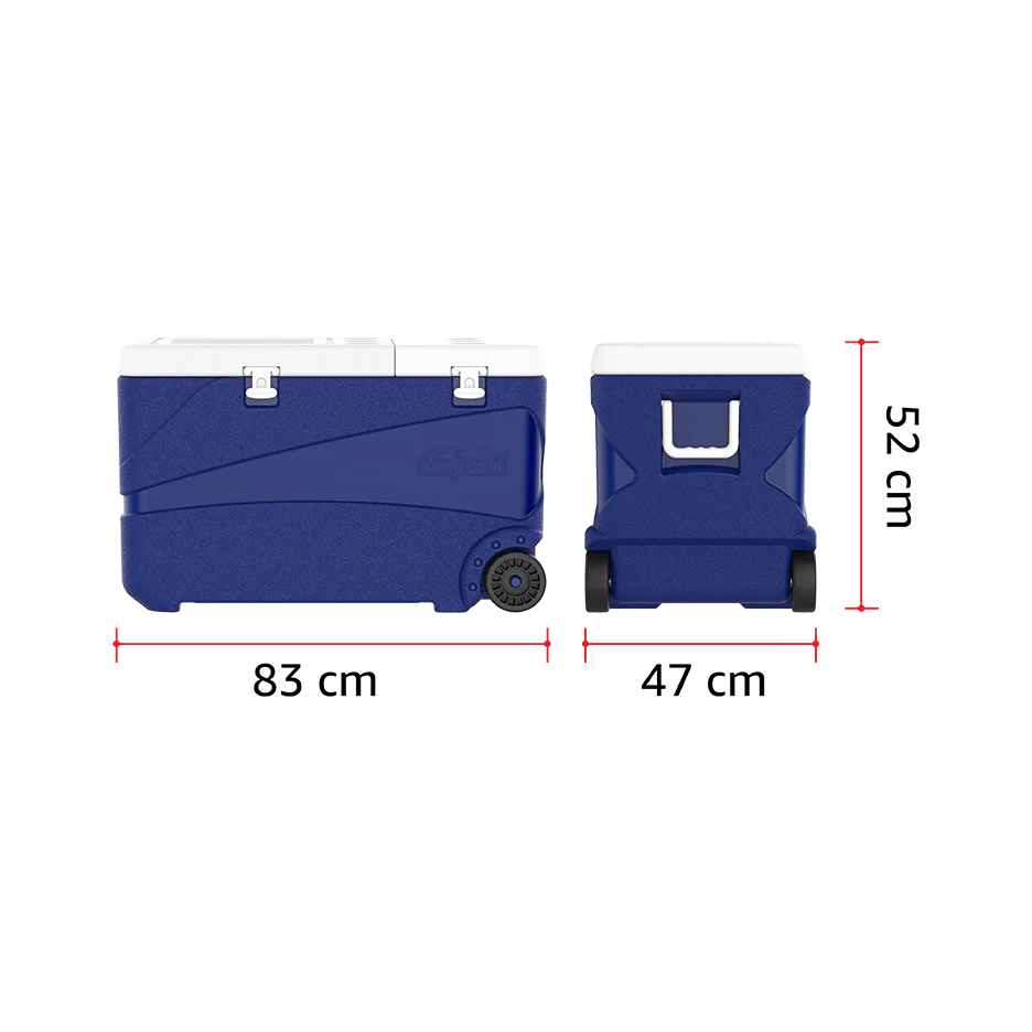102L KeepCold Deluxe Icebox with Wheels