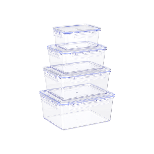 4-Pcs. Set of Food Storage Containers with Lids