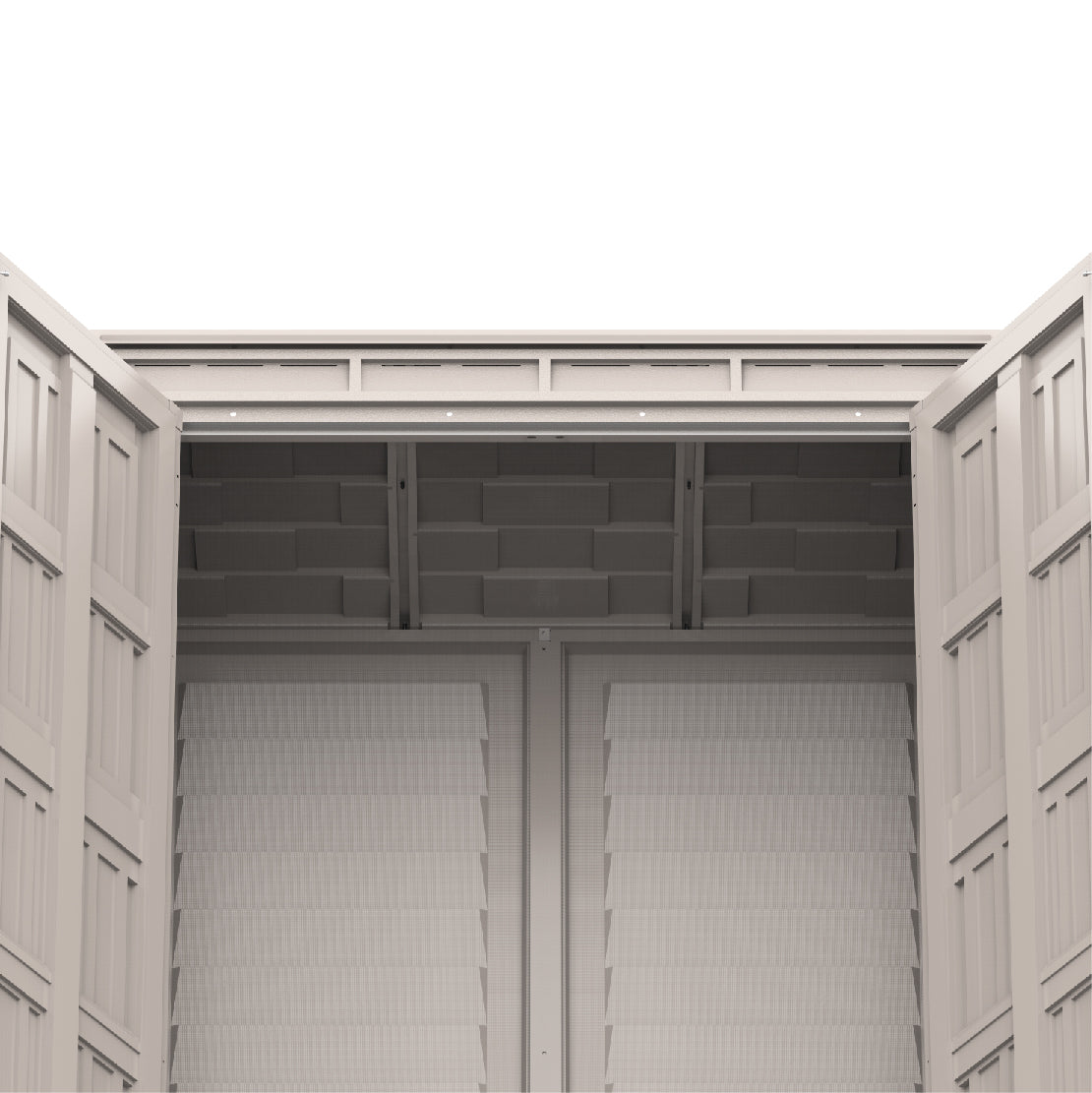 YardMate Pent PLUS 5x3ft (171x92x202 cm) Resin Garden Storage Shed - Cosmoplast Kuwait