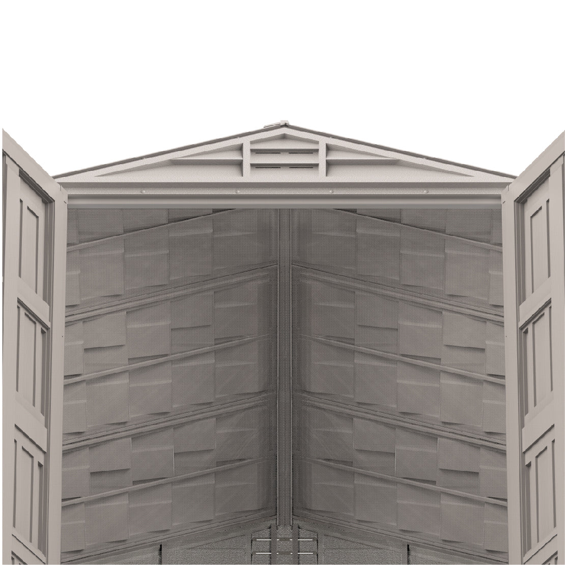 YardMate PLUS 5x8ft (250 x161.1x209.8 cm) Resin Garden Storage Shed - Cosmoplast Kuwait