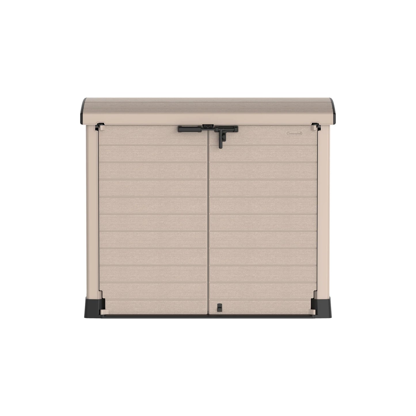 CEDARGRAIN 1200L SMALL STORAGE SHED WITH ARC LID - Cosmoplast Kuwait