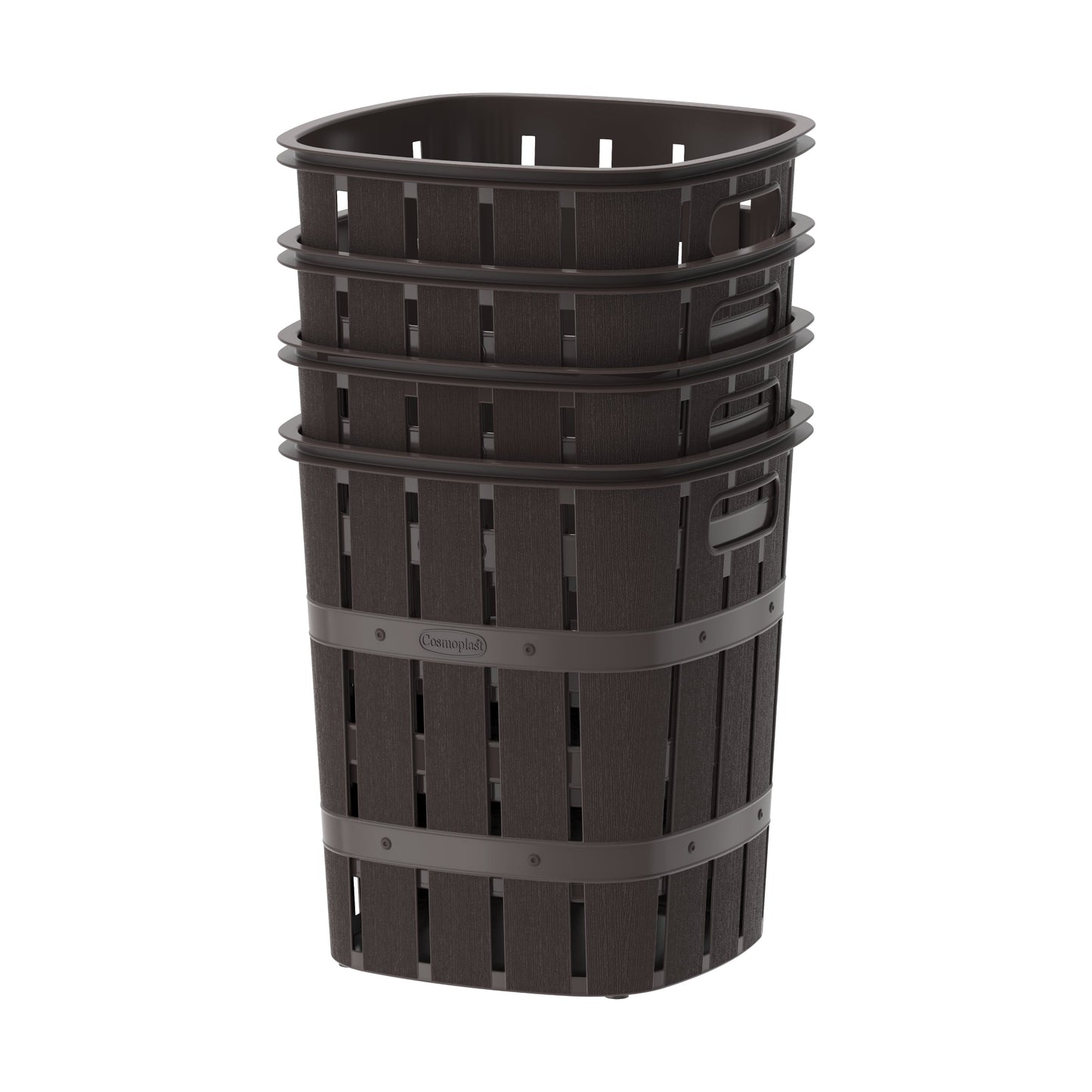 33L Cedargrain Laundry Bin - Cosmoplast Kuwait