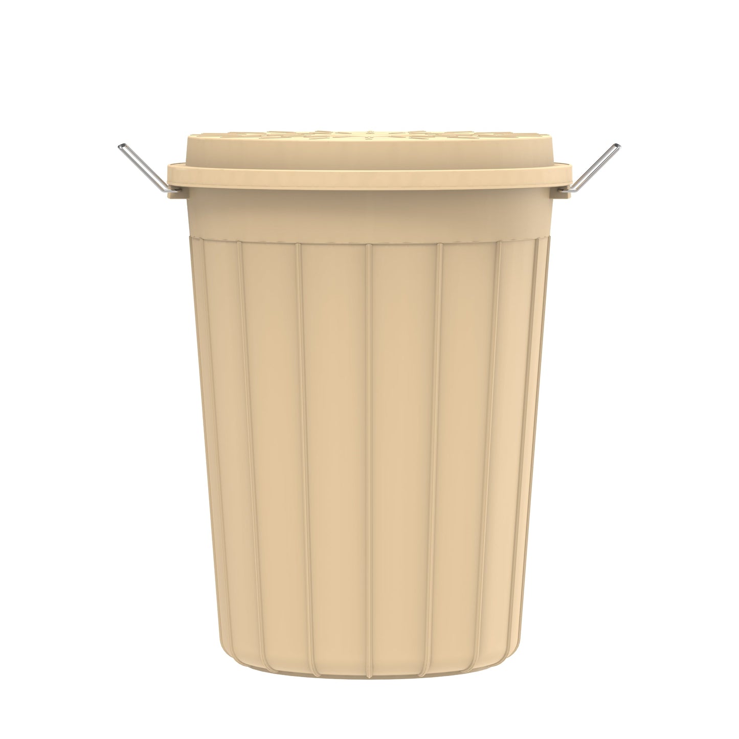 100L Round Plastic Drums with Lid - Cosmoplast Kuwait