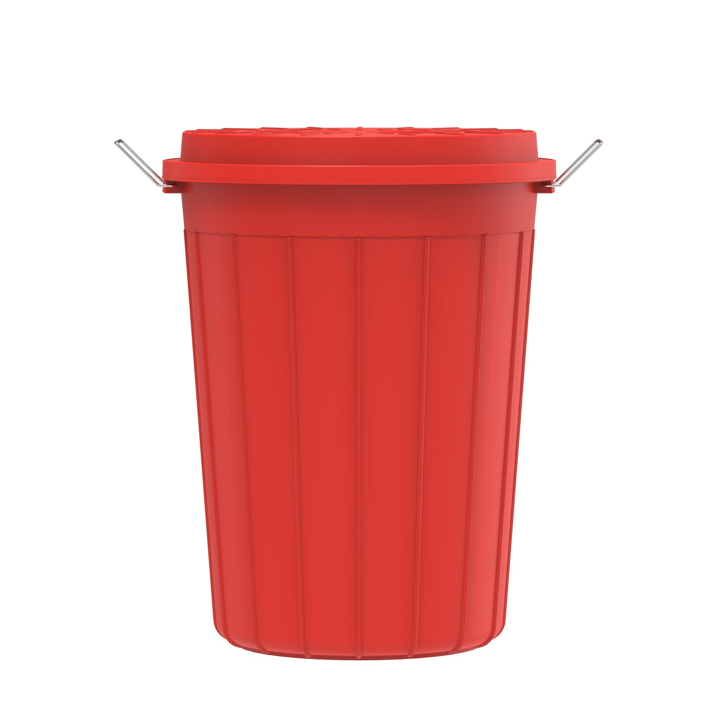 100L Round Plastic Drums with Lid - Cosmoplast Kuwait