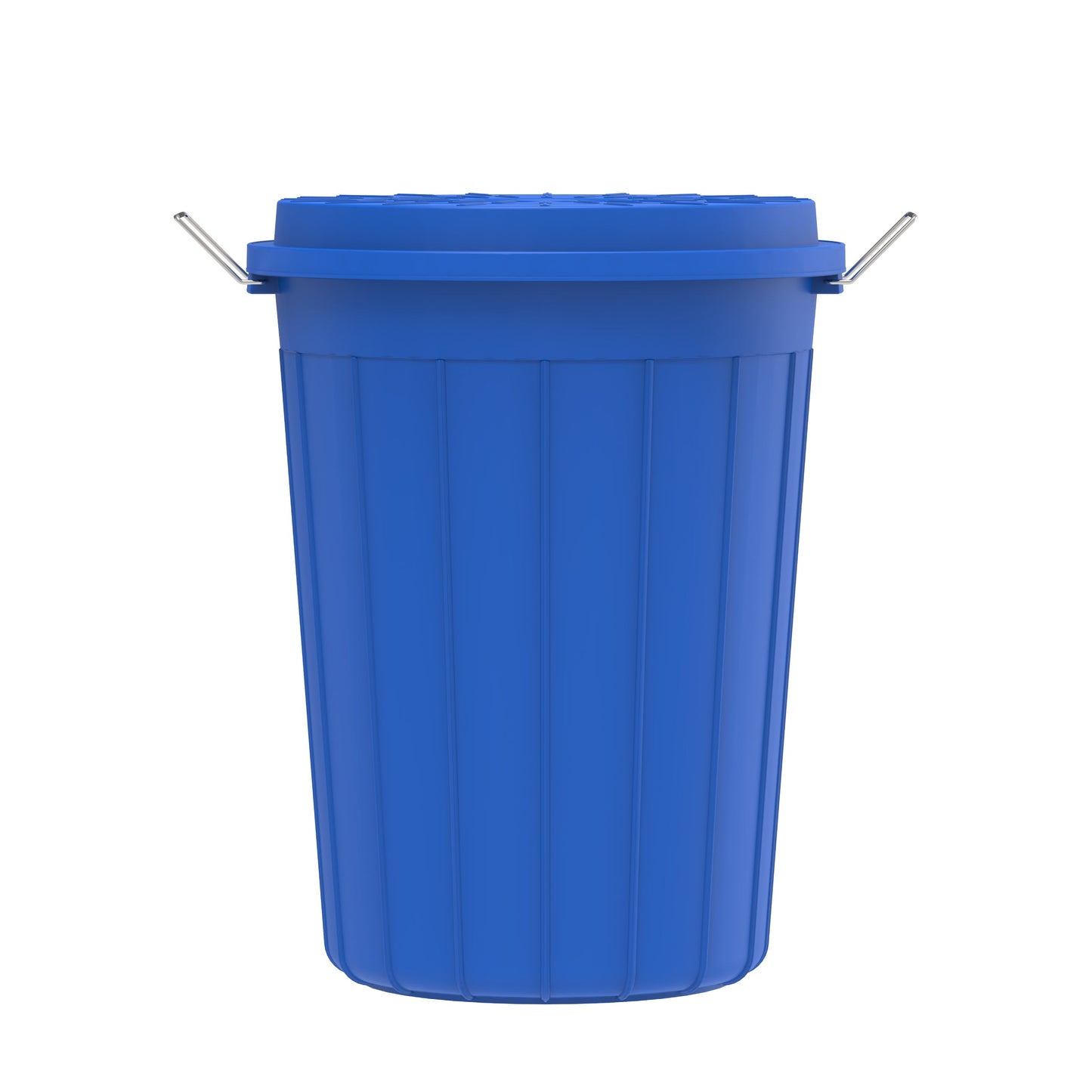 100L Round Plastic Drums with Lid - Cosmoplast Kuwait
