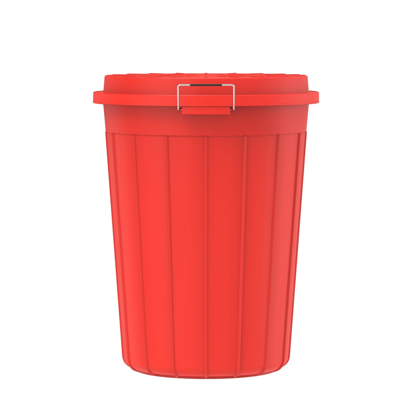 100L Round Plastic Drums with Lid - Cosmoplast Kuwait