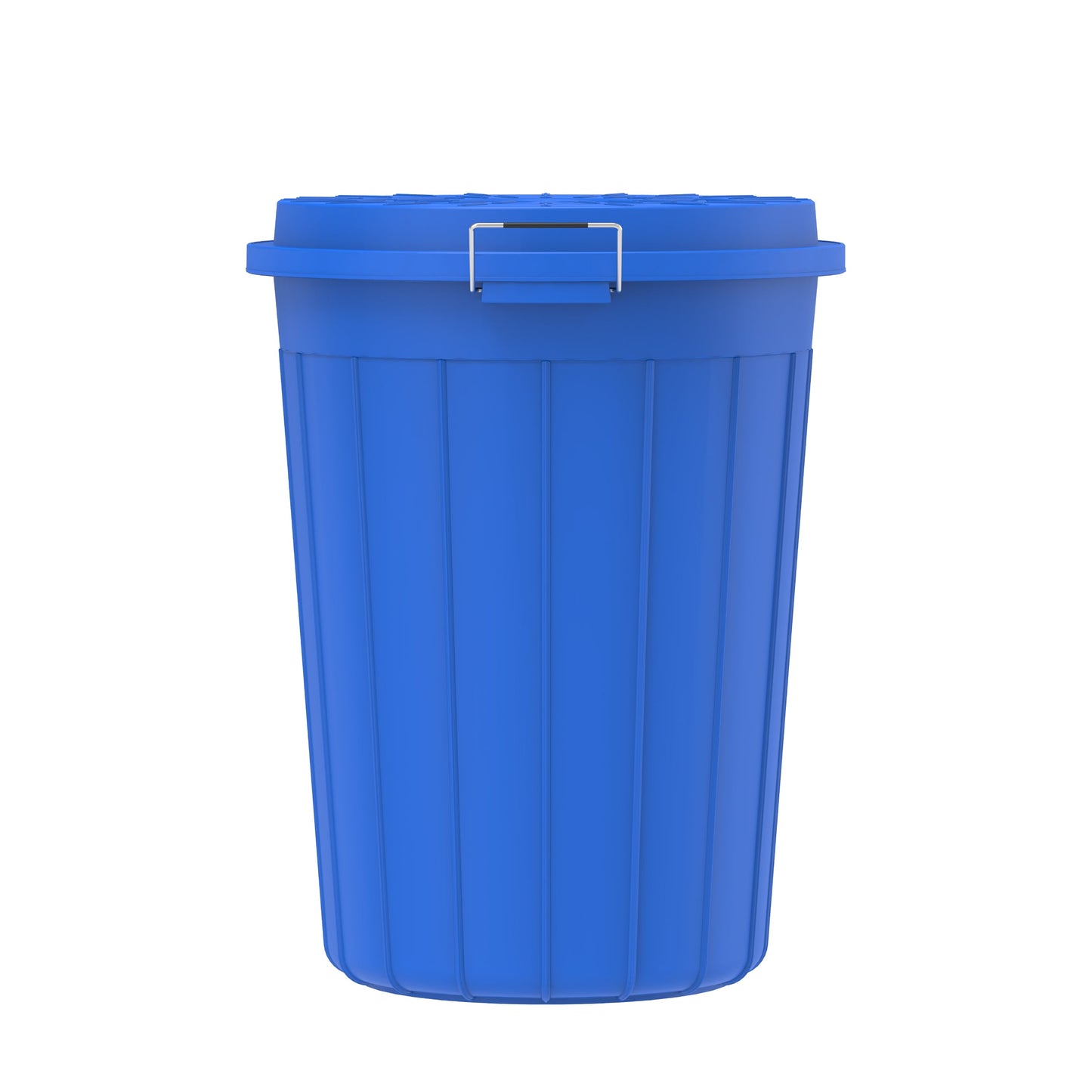 100L Round Plastic Drums with Lid - Cosmoplast Kuwait