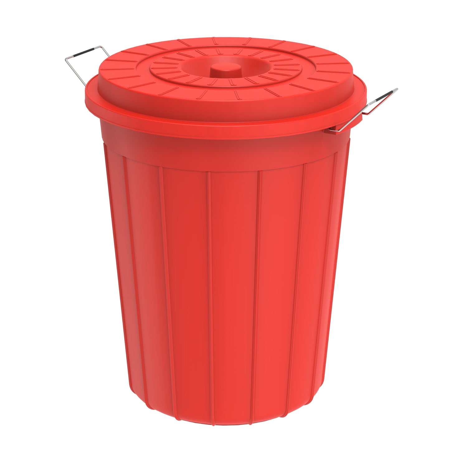 125L Round Plastic Drums with Lid - Cosmoplast Kuwait