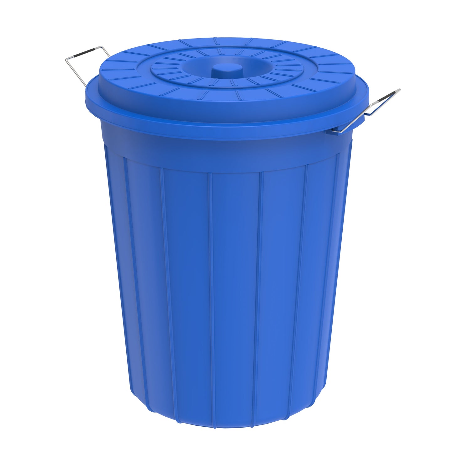 125L Round Plastic Drums with Lid - Cosmoplast Kuwait