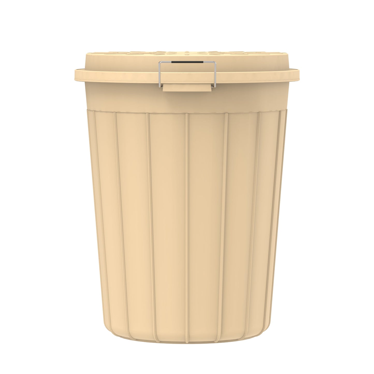 125L Round Plastic Drums with Lid - Cosmoplast Kuwait