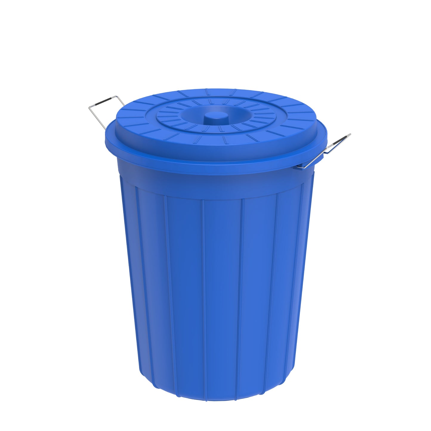 70L Round Plastic Drums with Lid - Cosmoplast Kuwait