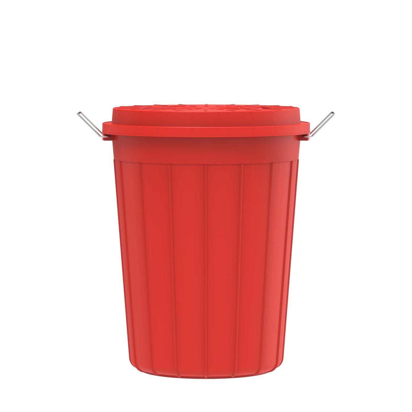 70L Round Plastic Drums with Lid - Cosmoplast Kuwait