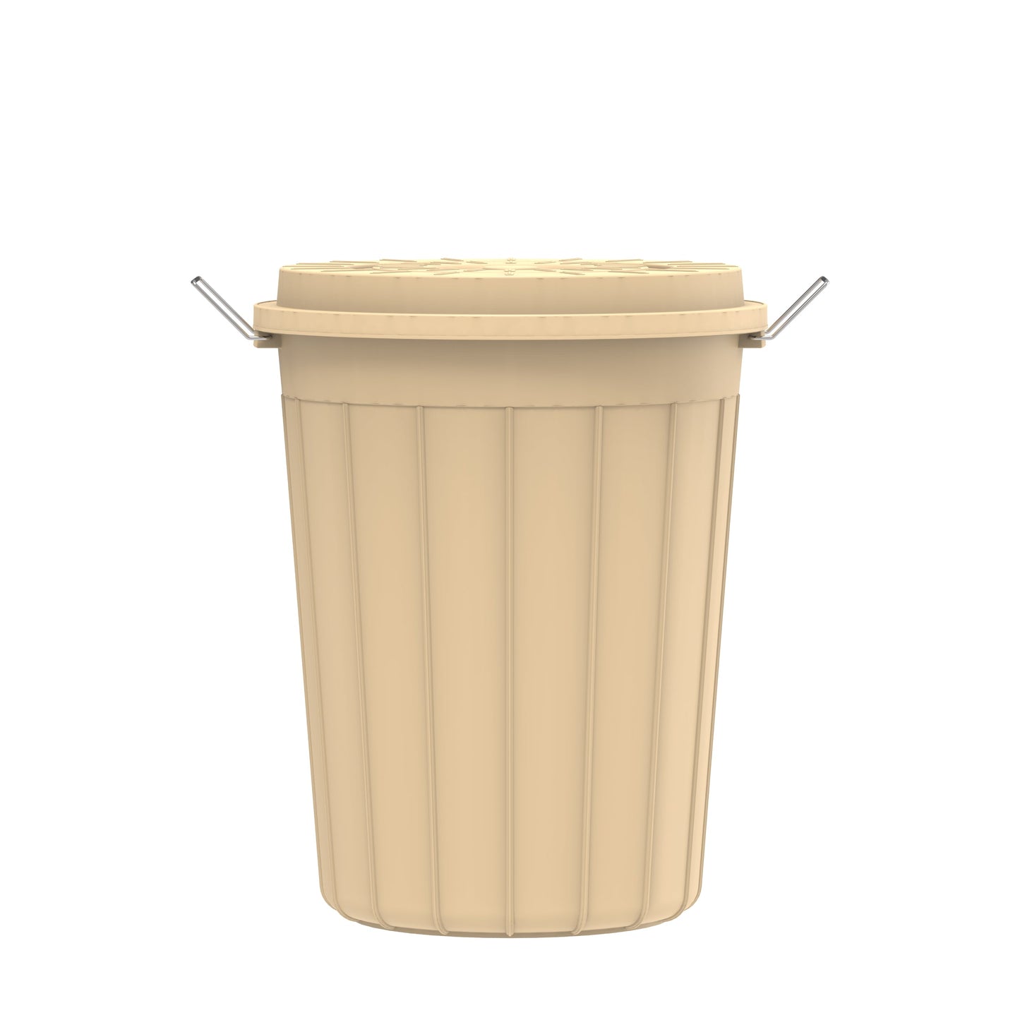 70L Round Plastic Drums with Lid - Cosmoplast Kuwait