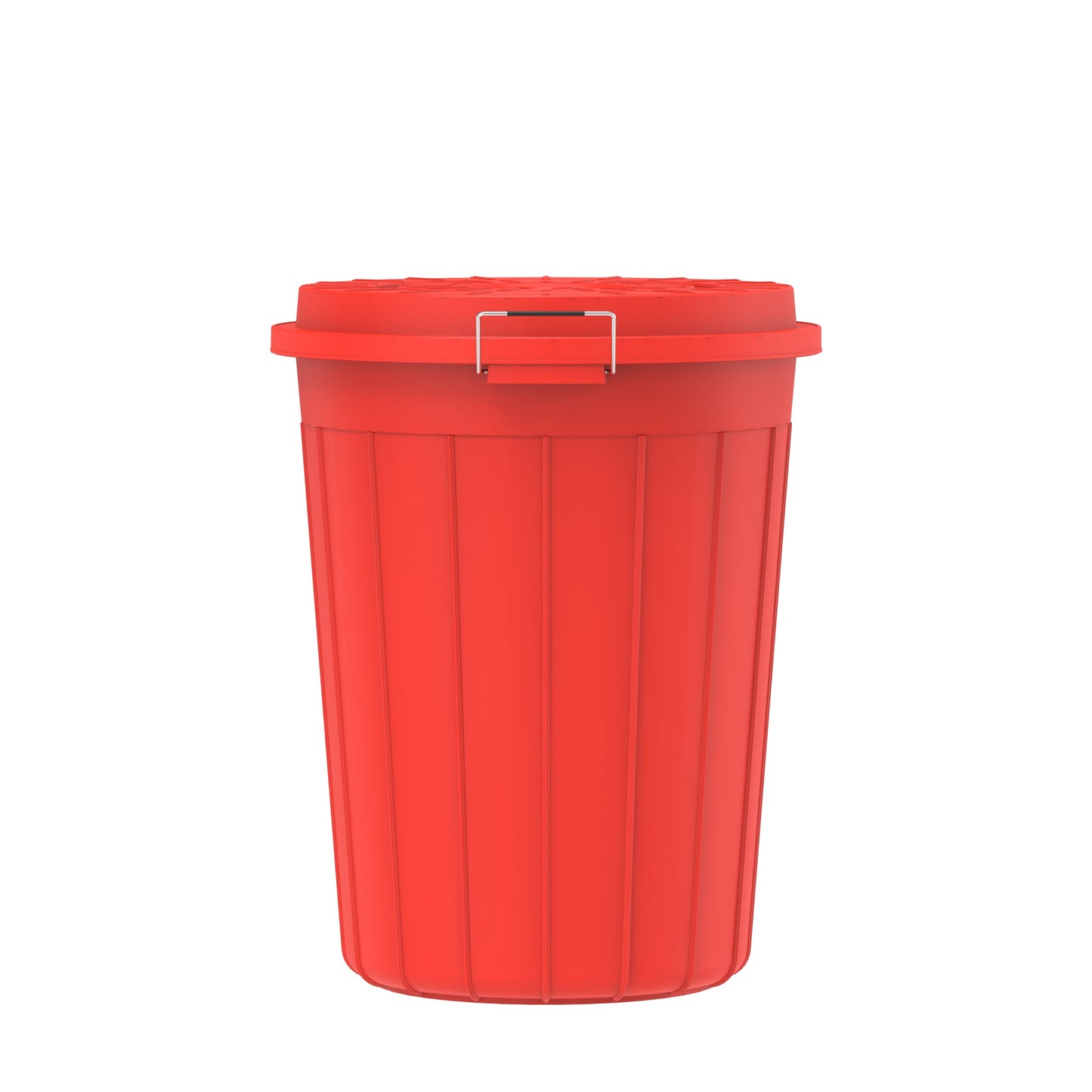 70L Round Plastic Drums with Lid - Cosmoplast Kuwait