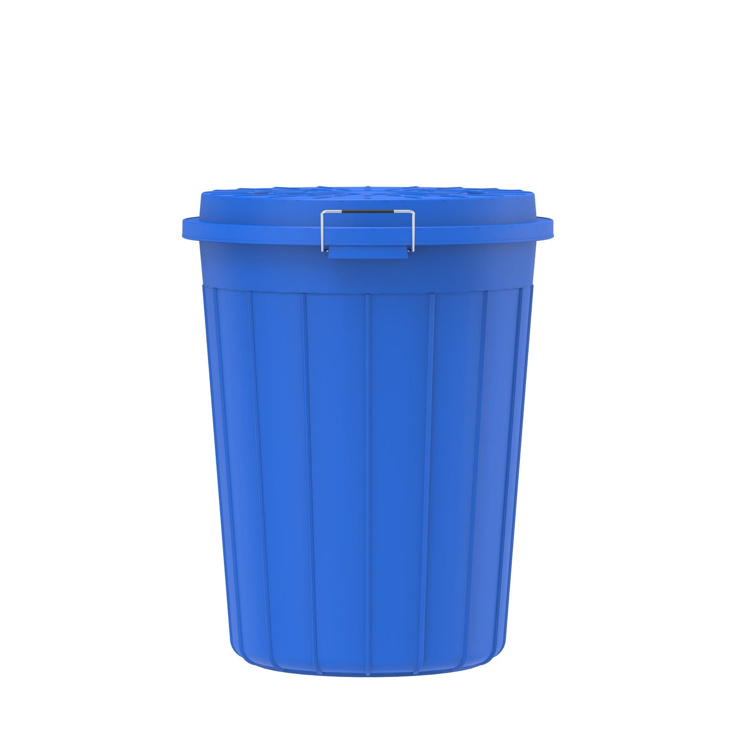 70L Round Plastic Drums with Lid - Cosmoplast Kuwait
