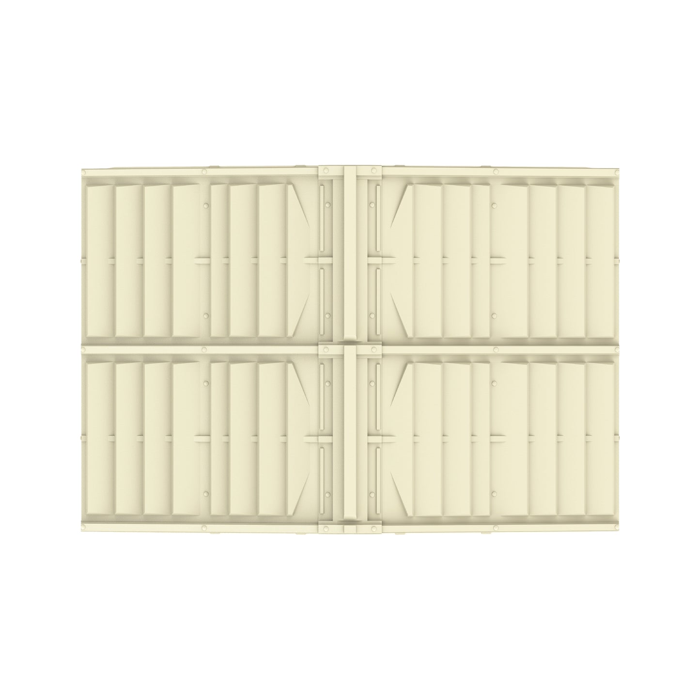 DuraMate 8x5.5ft (239.7x162.8x187.5 cm) Resin Storage Shed - Cosmoplast Kuwait
