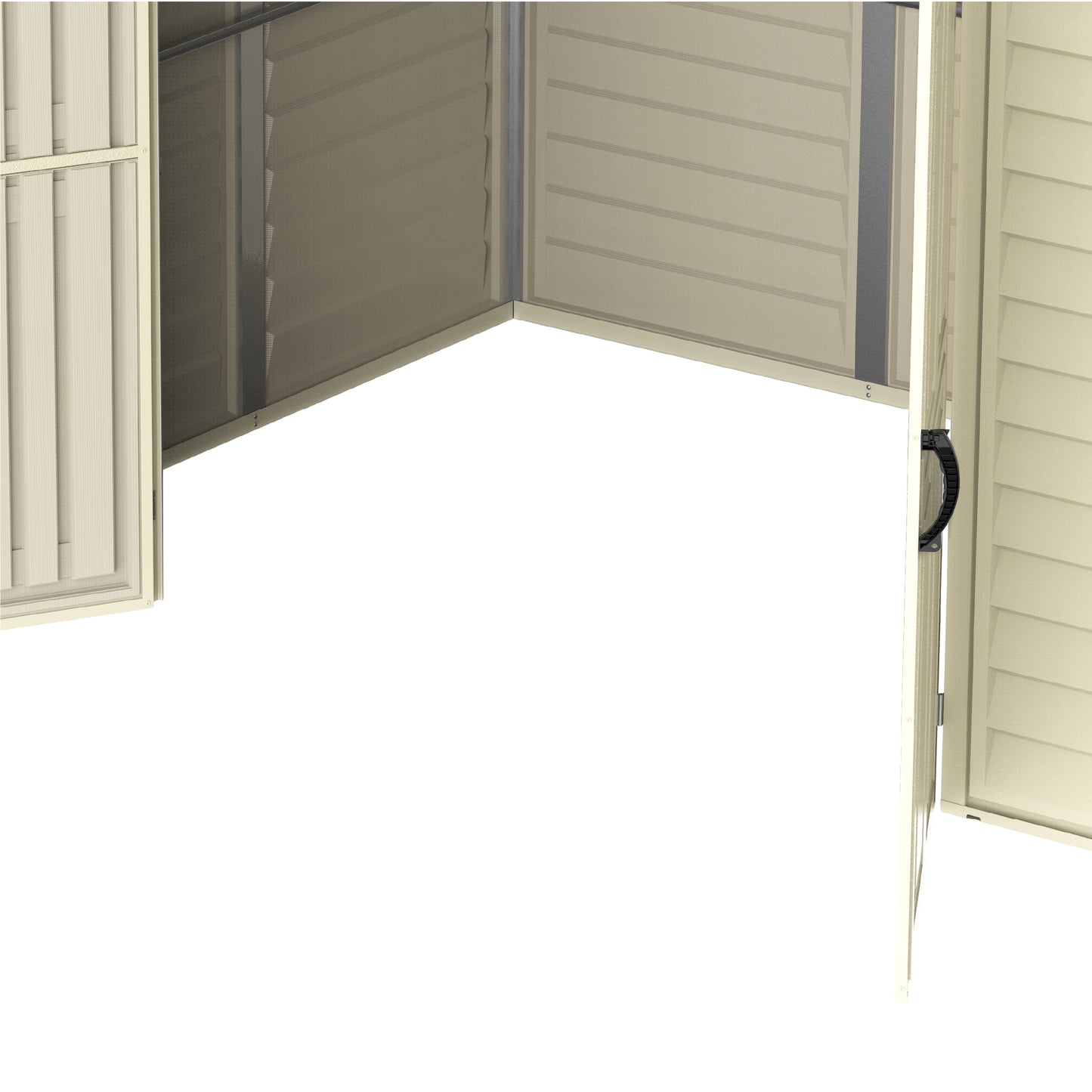 DuraMate 8x5.5ft (239.7x162.8x187.5 cm) Resin Storage Shed - Cosmoplast Kuwait