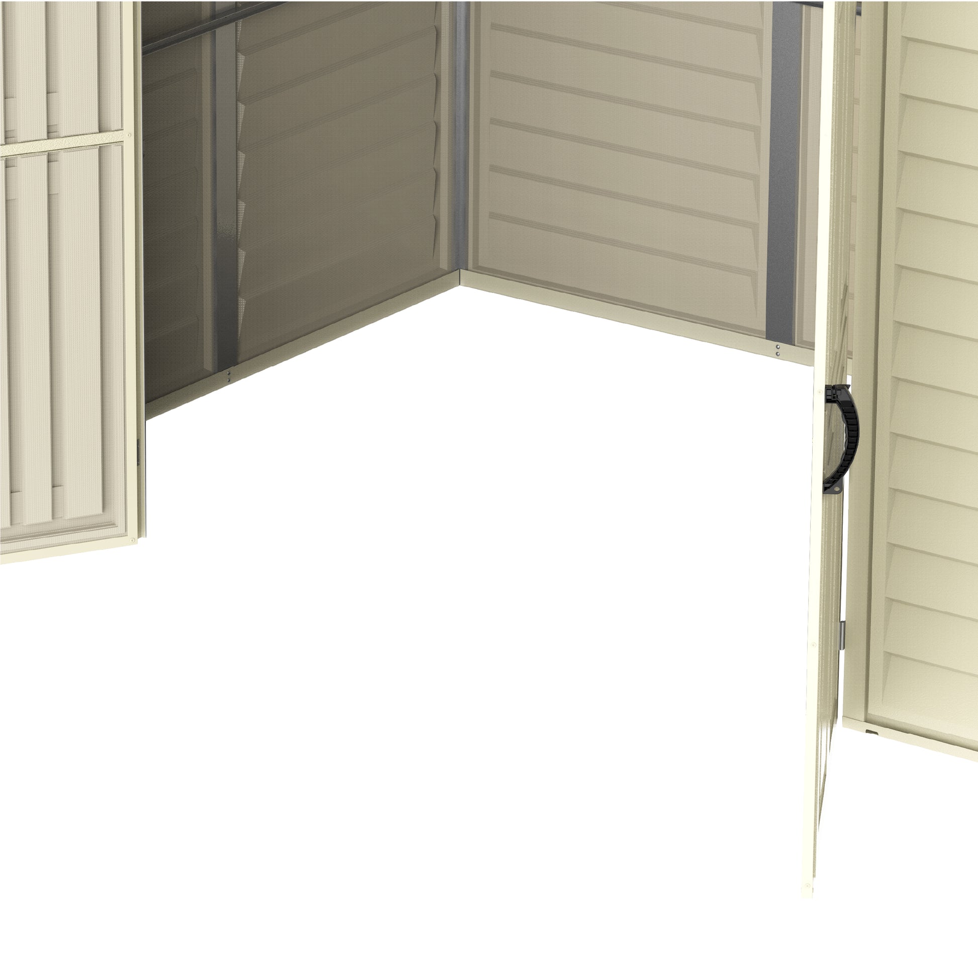 DuraMate 8x5.5ft (239.7x162.8x187.5 cm) Resin Storage Shed - Cosmoplast Kuwait