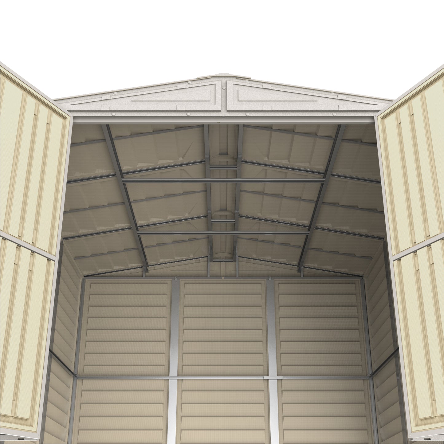 DuraMate 8x8ft (239.7 x241.8x187.5 cm) Resin Storage Shed - Cosmoplast Kuwait