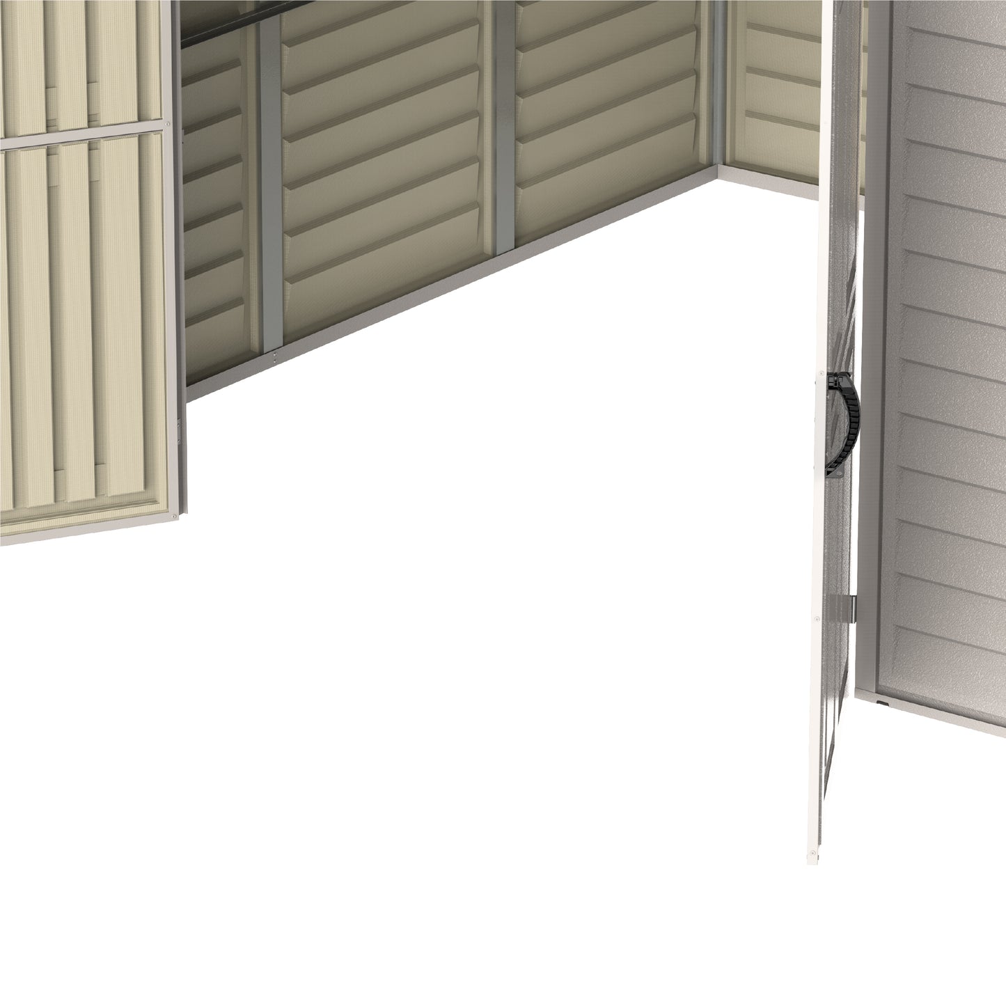 DuraMate 8x8ft (239.7 x241.8x187.5 cm) Resin Storage Shed - Cosmoplast Kuwait