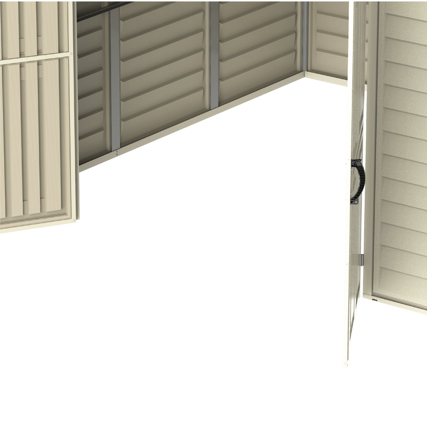 DuraMate 8x8ft (239.7 x241.8x187.5 cm) Resin Storage Shed - Cosmoplast Kuwait