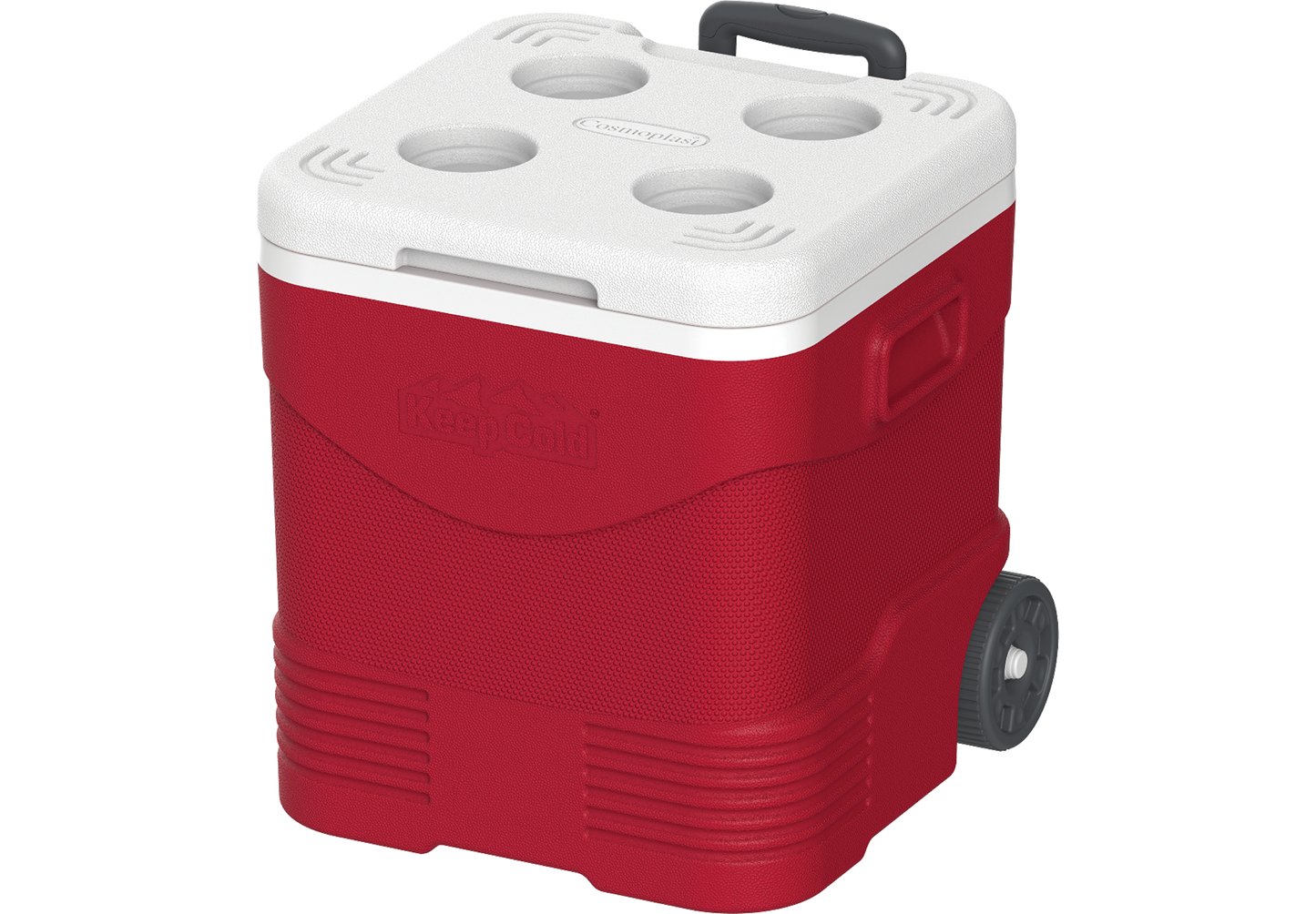 45L KeepCold Trolley Icebox with Wheels - Cosmoplast Kuwait