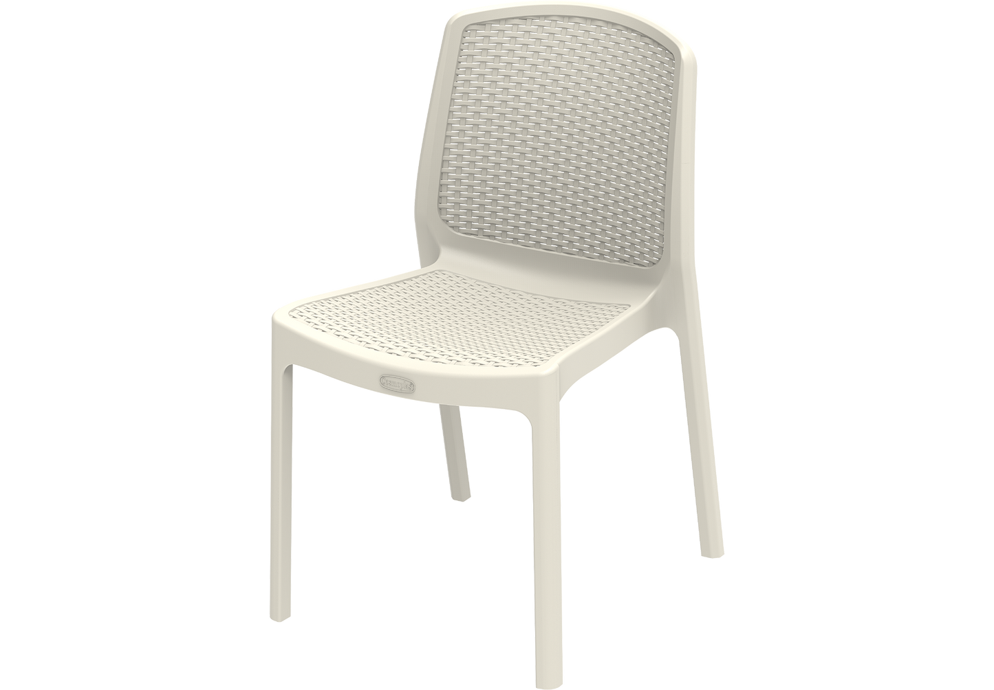 Cedarattan Armless Chair - Cosmoplast Kuwait