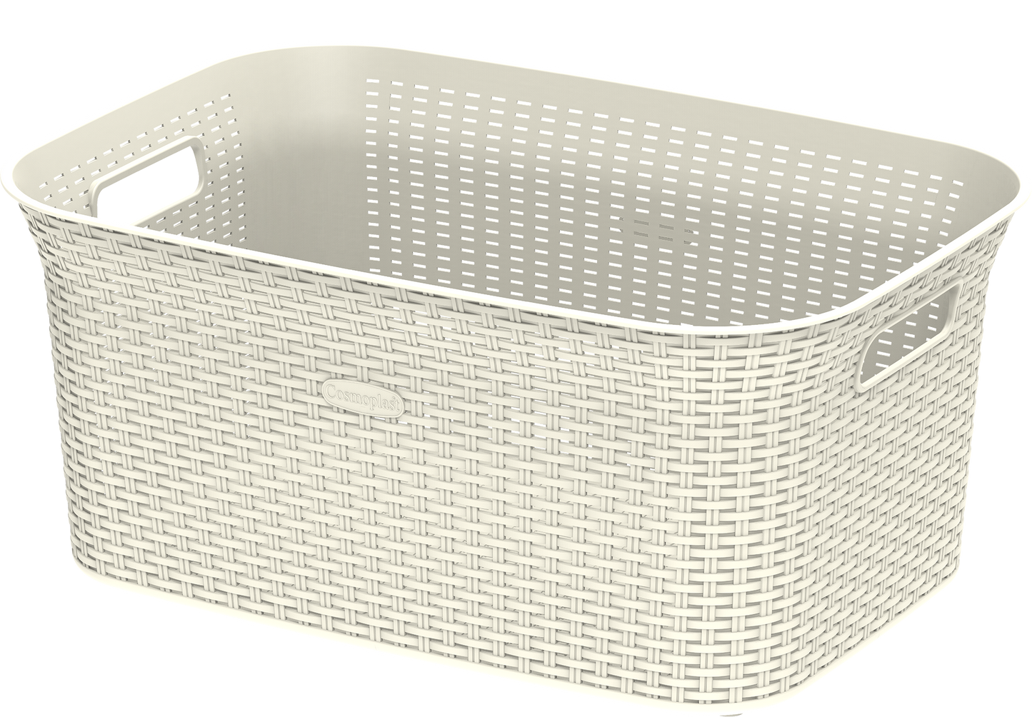50L Cedarattan Laundry Basket - Cosmoplast Kuwait