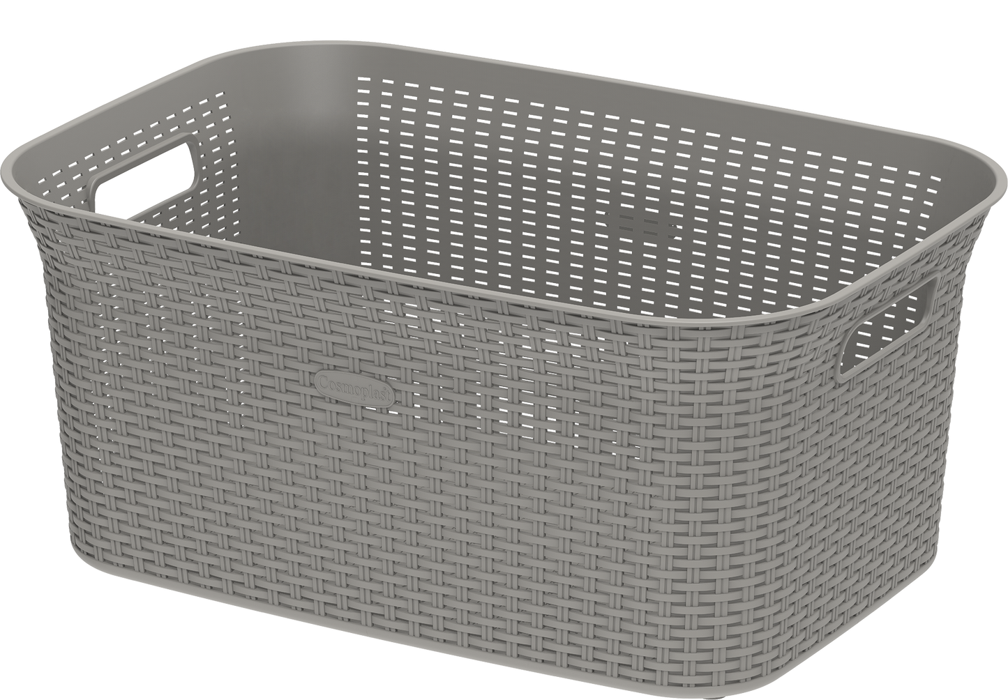 50L Cedarattan Laundry Basket - Cosmoplast Kuwait