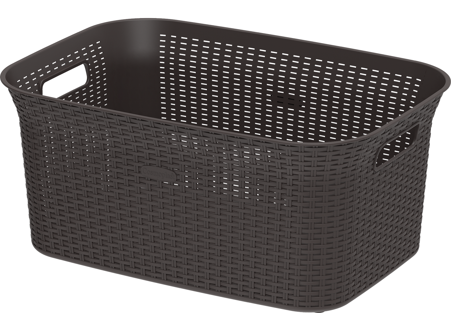50L Cedarattan Laundry Basket - Cosmoplast Kuwait