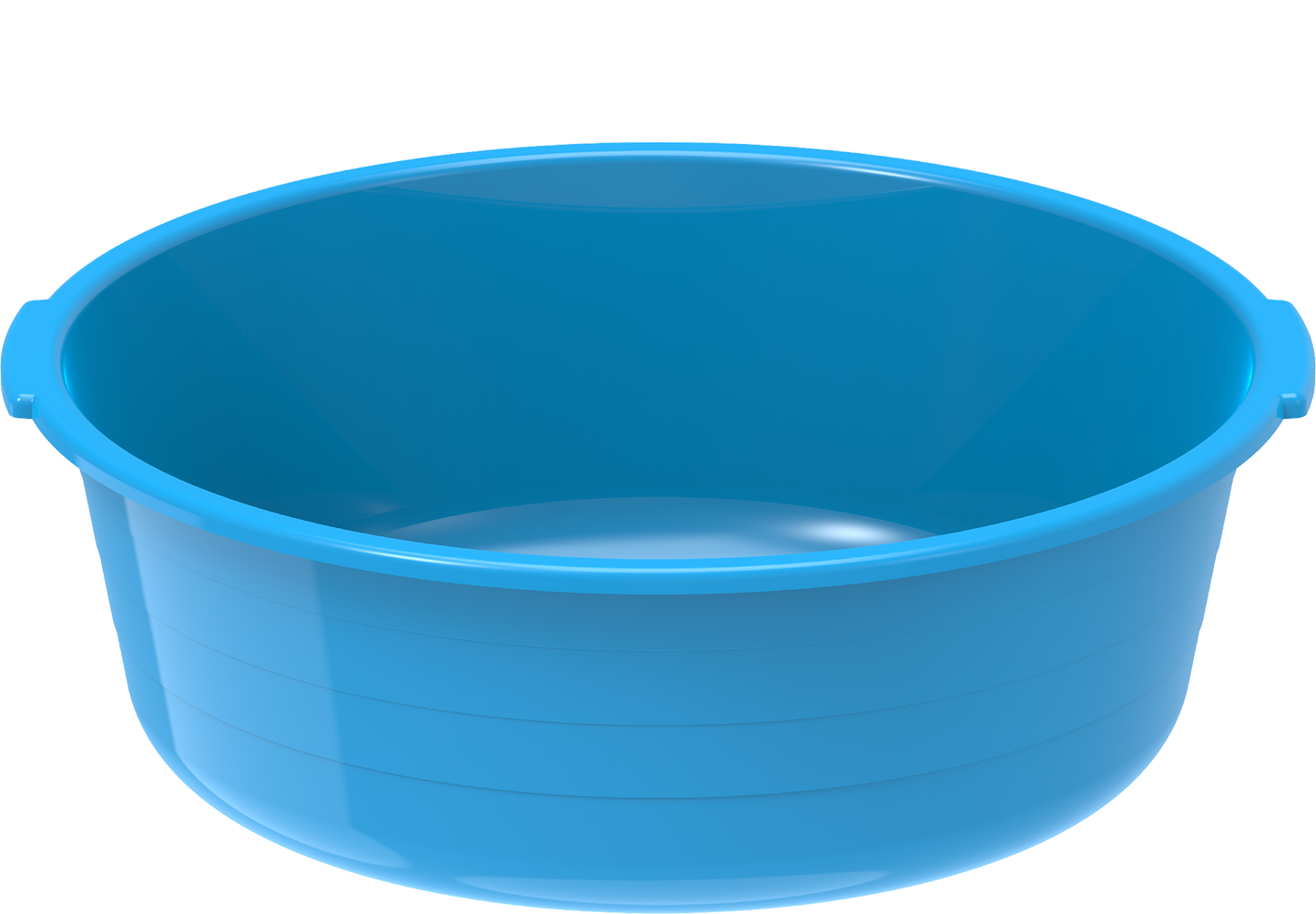 10" Round Plastic Basin Tub 3.5L - Cosmoplast Kuwait