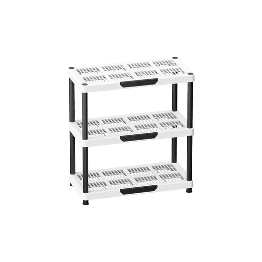 3 Tiers Shelving Storage Rack - Cosmoplast Kuwait