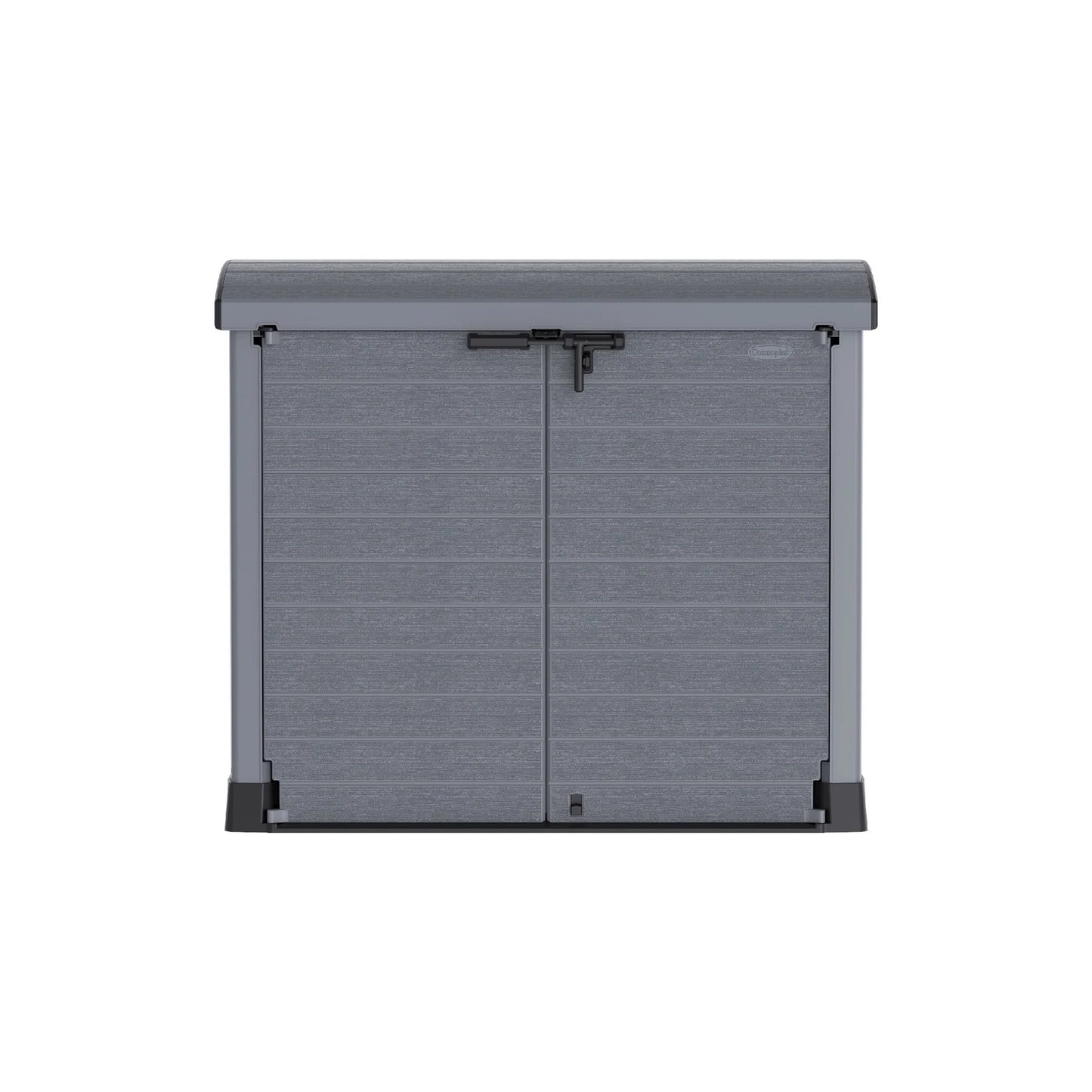 CEDARGRAIN 1200L SMALL STORAGE SHED WITH ARC LID - Cosmoplast Kuwait