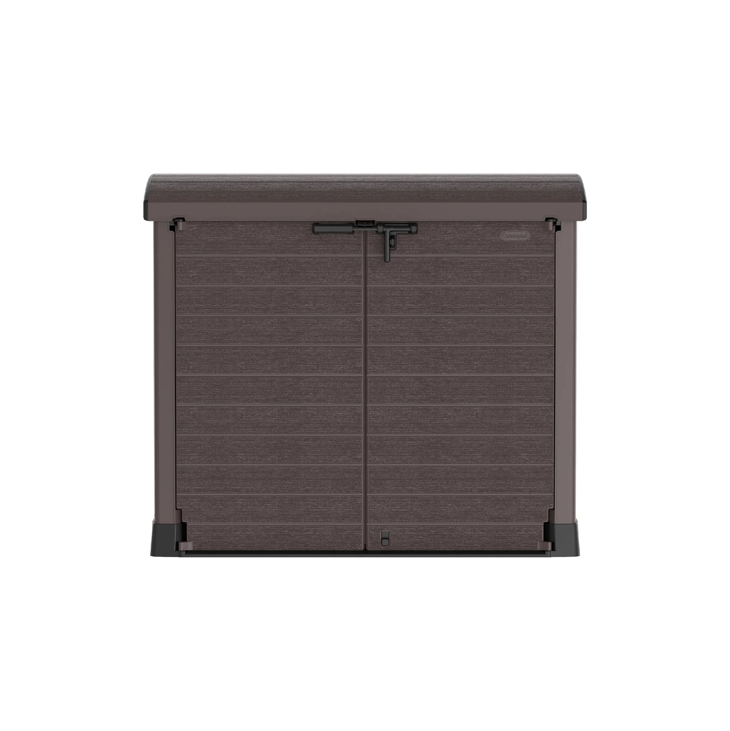CEDARGRAIN 1200L SMALL STORAGE SHED WITH ARC LID - Cosmoplast Kuwait