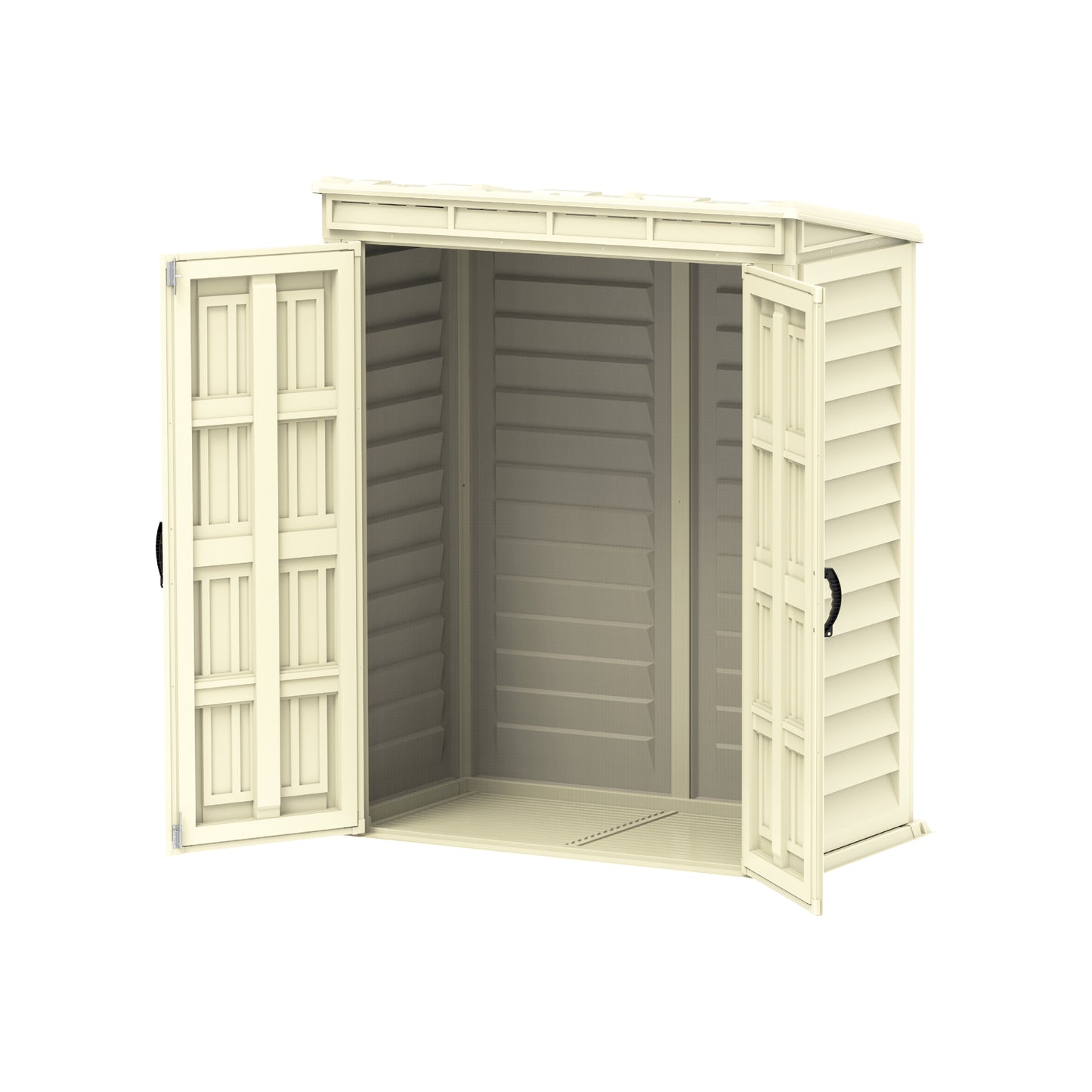 YardMate Pent PLUS 5x3ft (171x92x202 cm) Resin Garden Storage Shed - Cosmoplast Kuwait