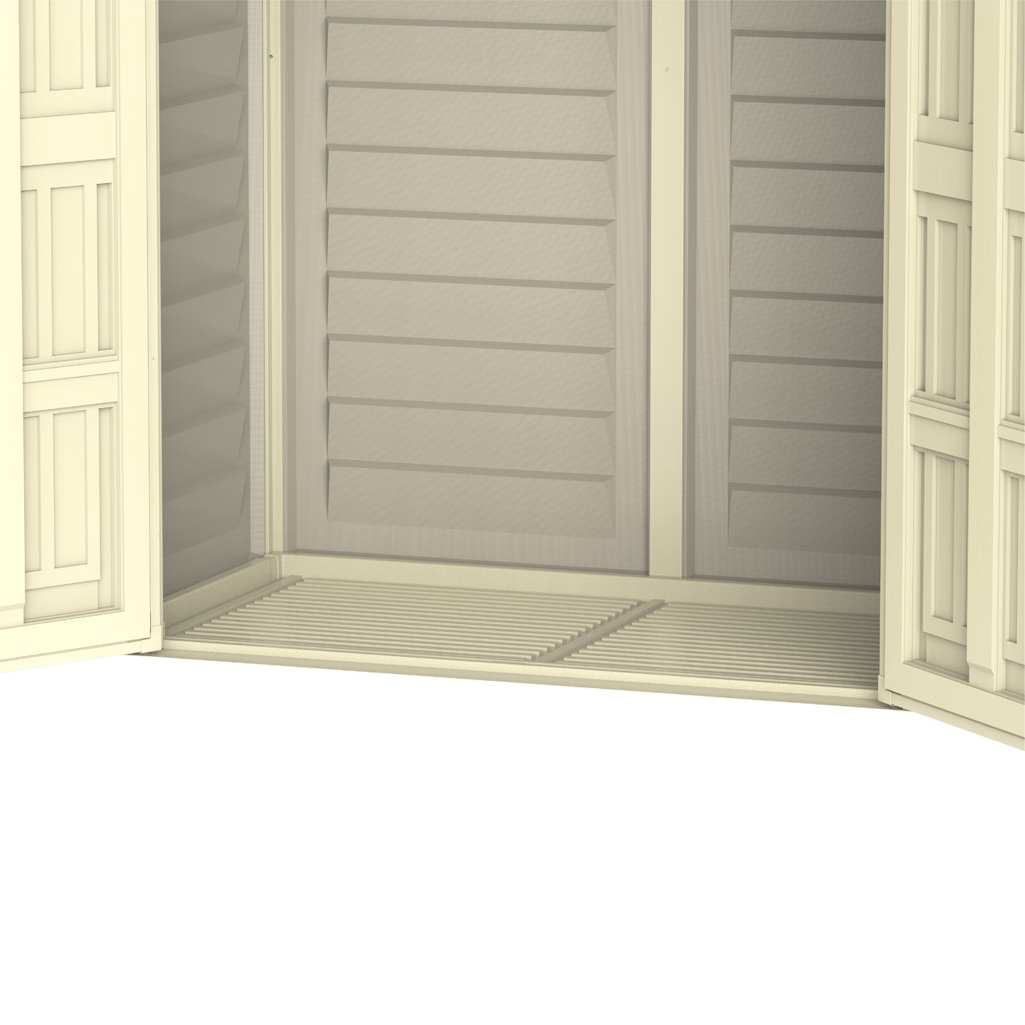 YardMate Pent PLUS 5x3ft (171x92x202 cm) Resin Garden Storage Shed - Cosmoplast Kuwait