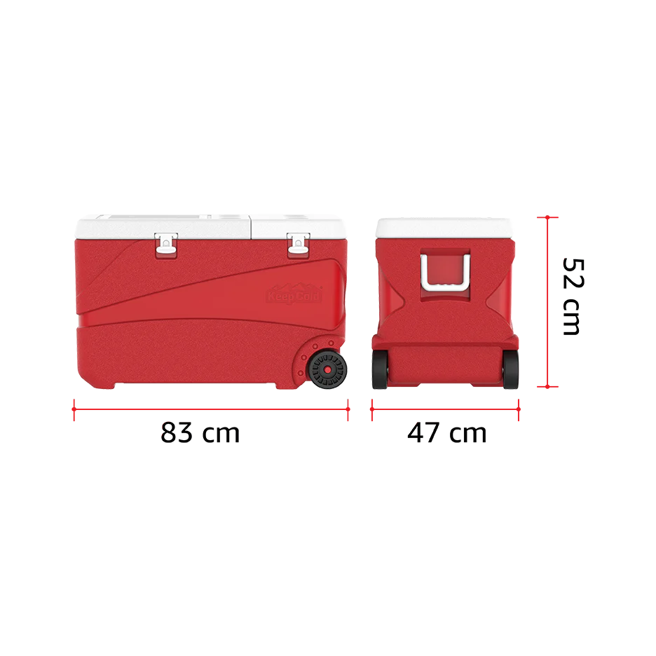 102L KeepCold Deluxe Icebox with Wheels