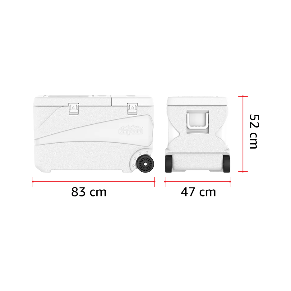 102L KeepCold Deluxe Icebox with Wheels