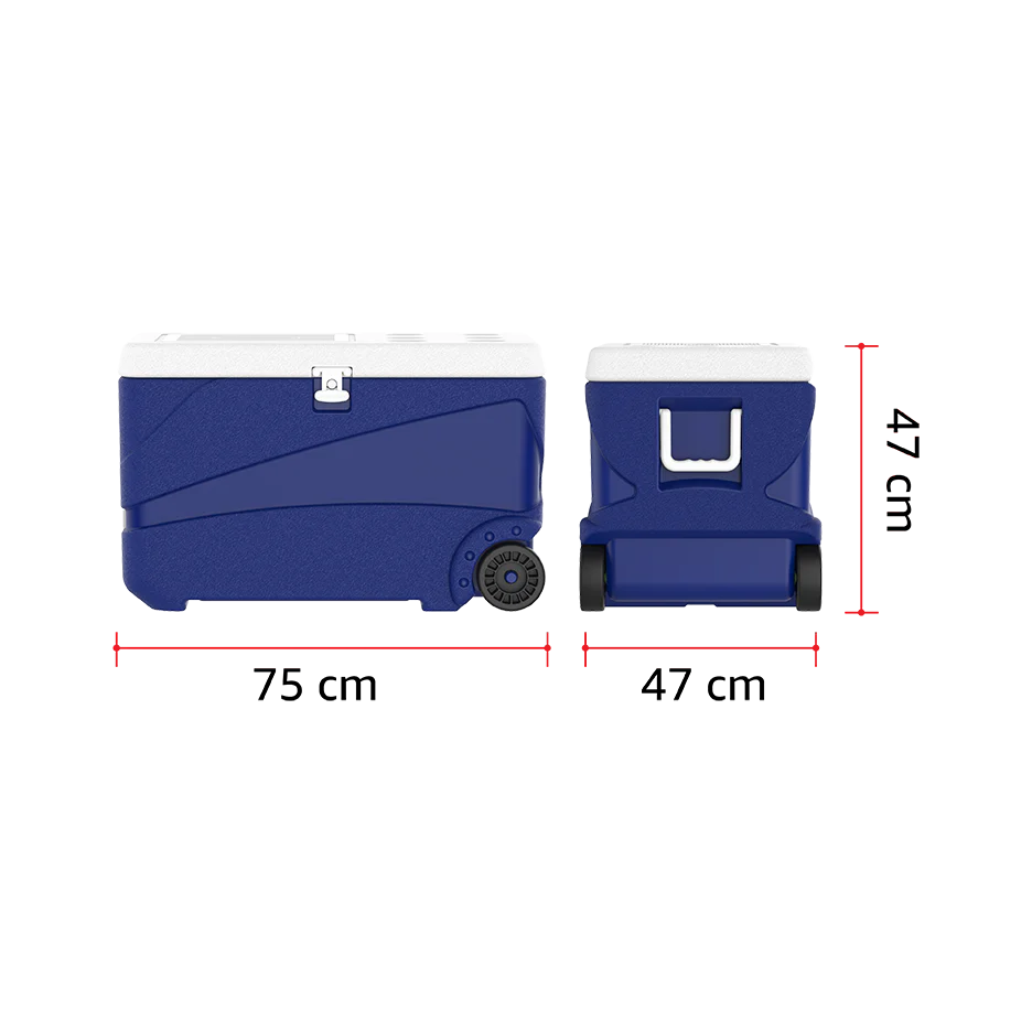 84L KeepCold Deluxe Icebox with Wheels