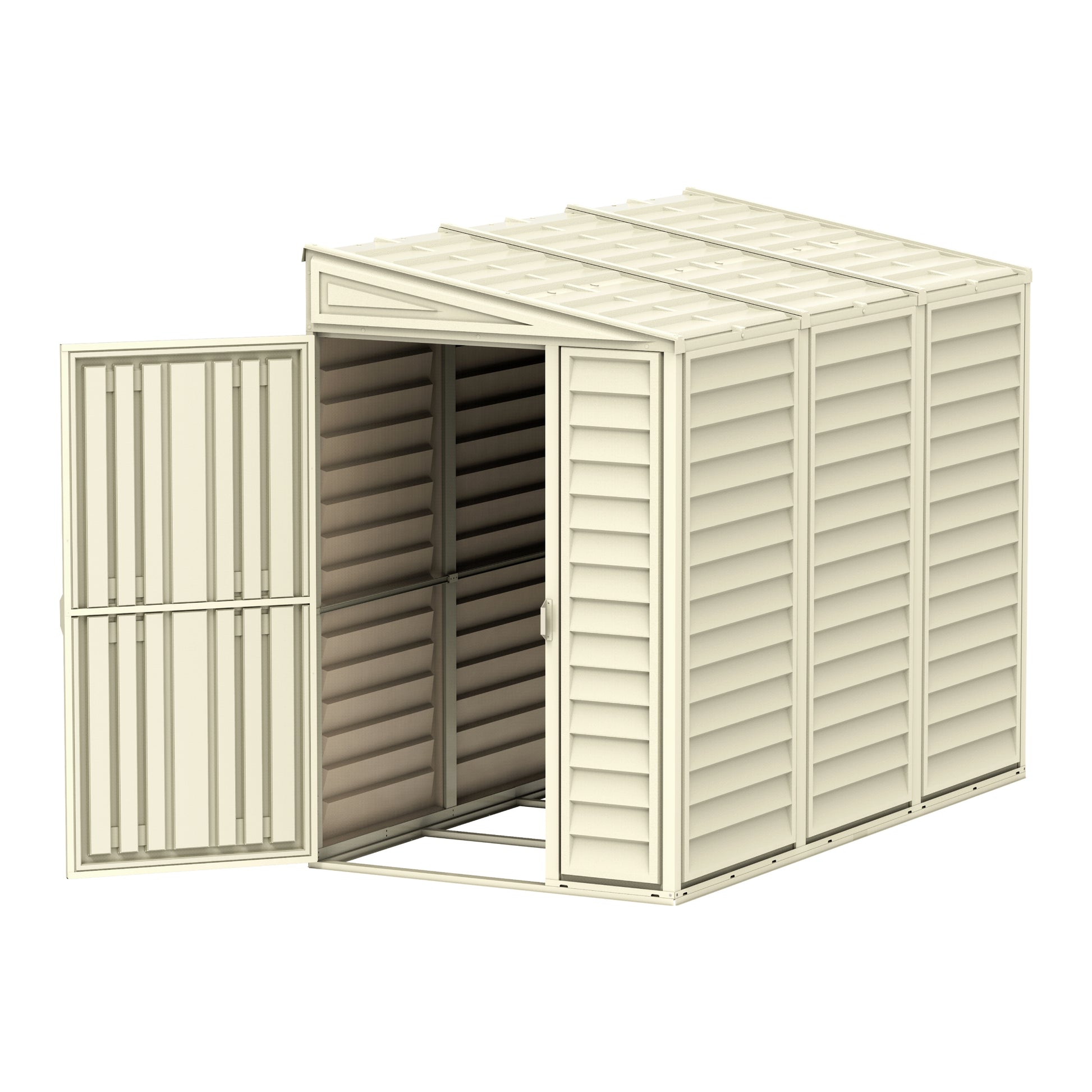 SideMate 4x8ft (241.7x122x187.4 cm) Resin Garden Storage Shed - Cosmoplast Kuwait