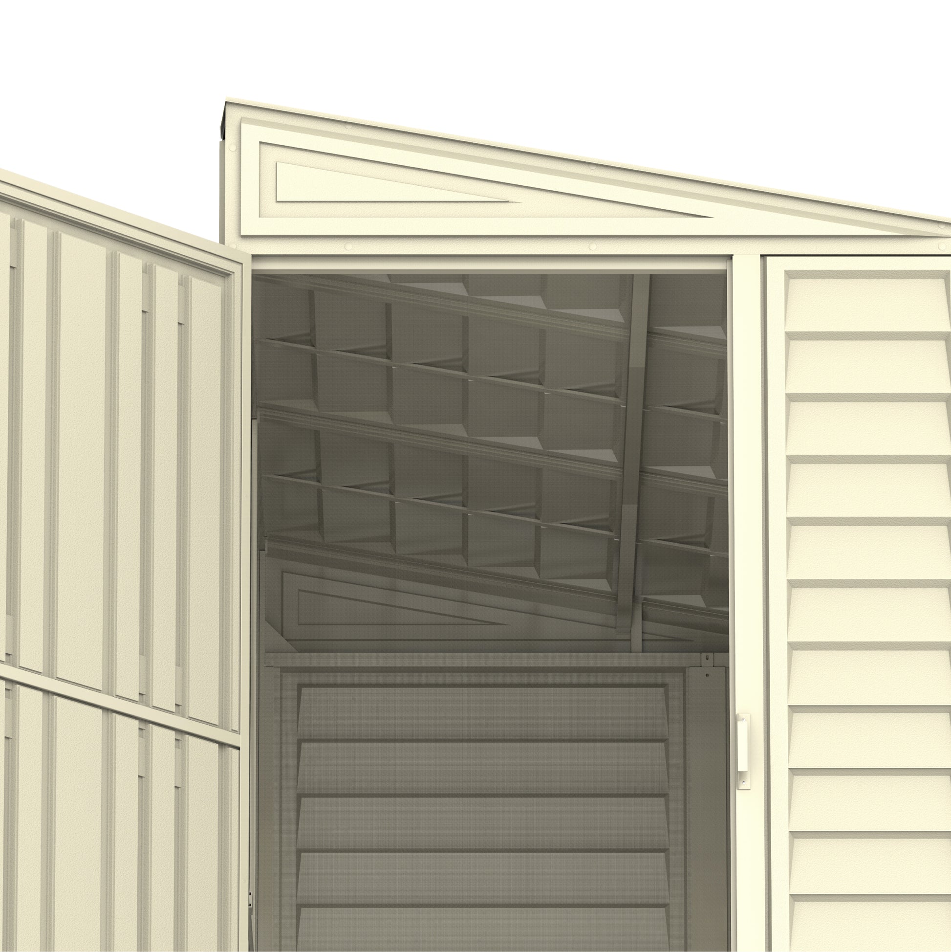 SideMate 4x8ft (241.7x122x187.4 cm) Resin Garden Storage Shed - Cosmoplast Kuwait