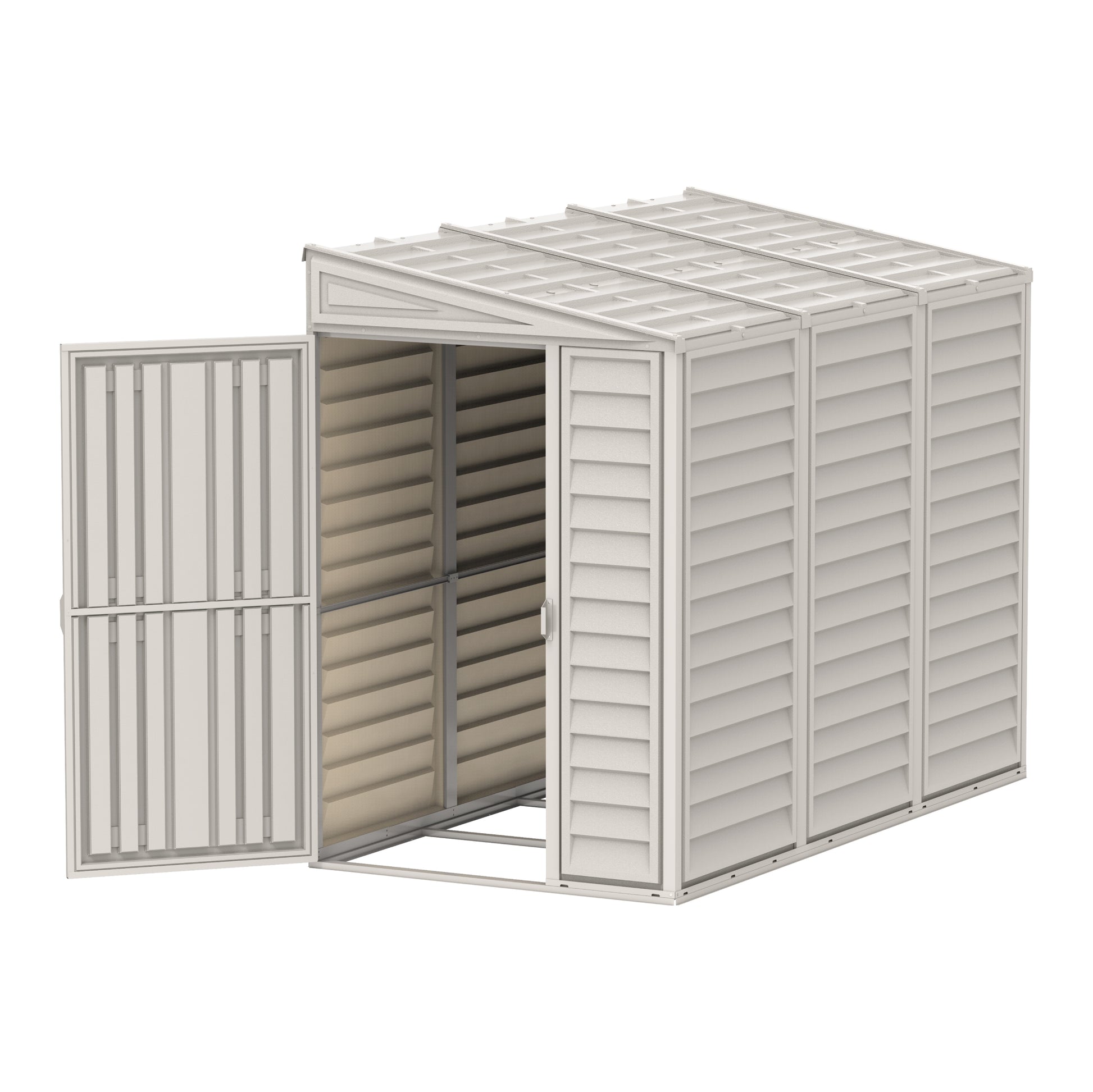 SideMate 4x8ft (241.7x122x187.4 cm) Resin Garden Storage Shed - Cosmoplast Kuwait