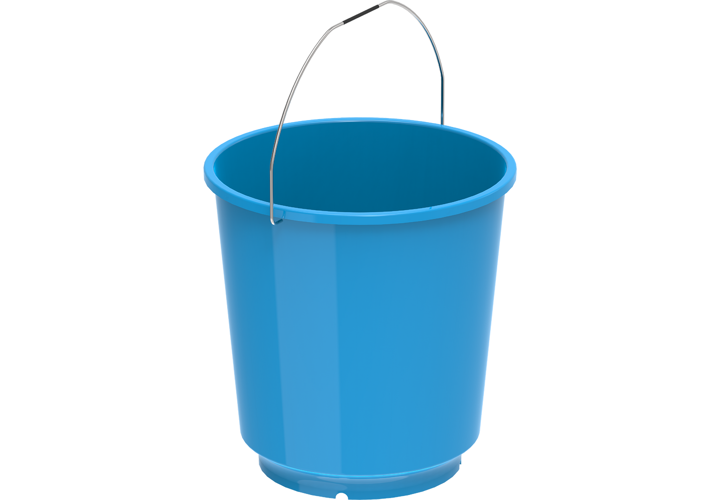EX 18L Round Plastic Bucket with Steel Handle - Cosmoplast Kuwait