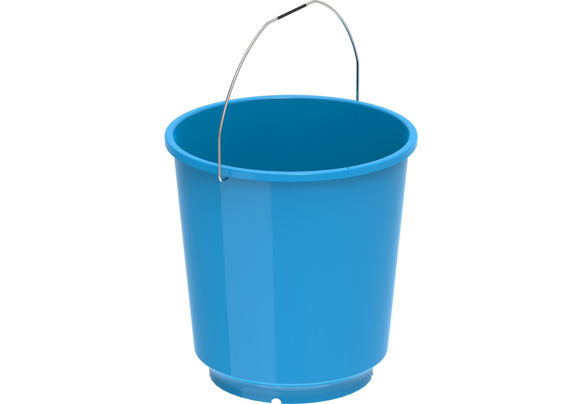 EX 18L Round Plastic Bucket with Steel Handle - Cosmoplast Kuwait