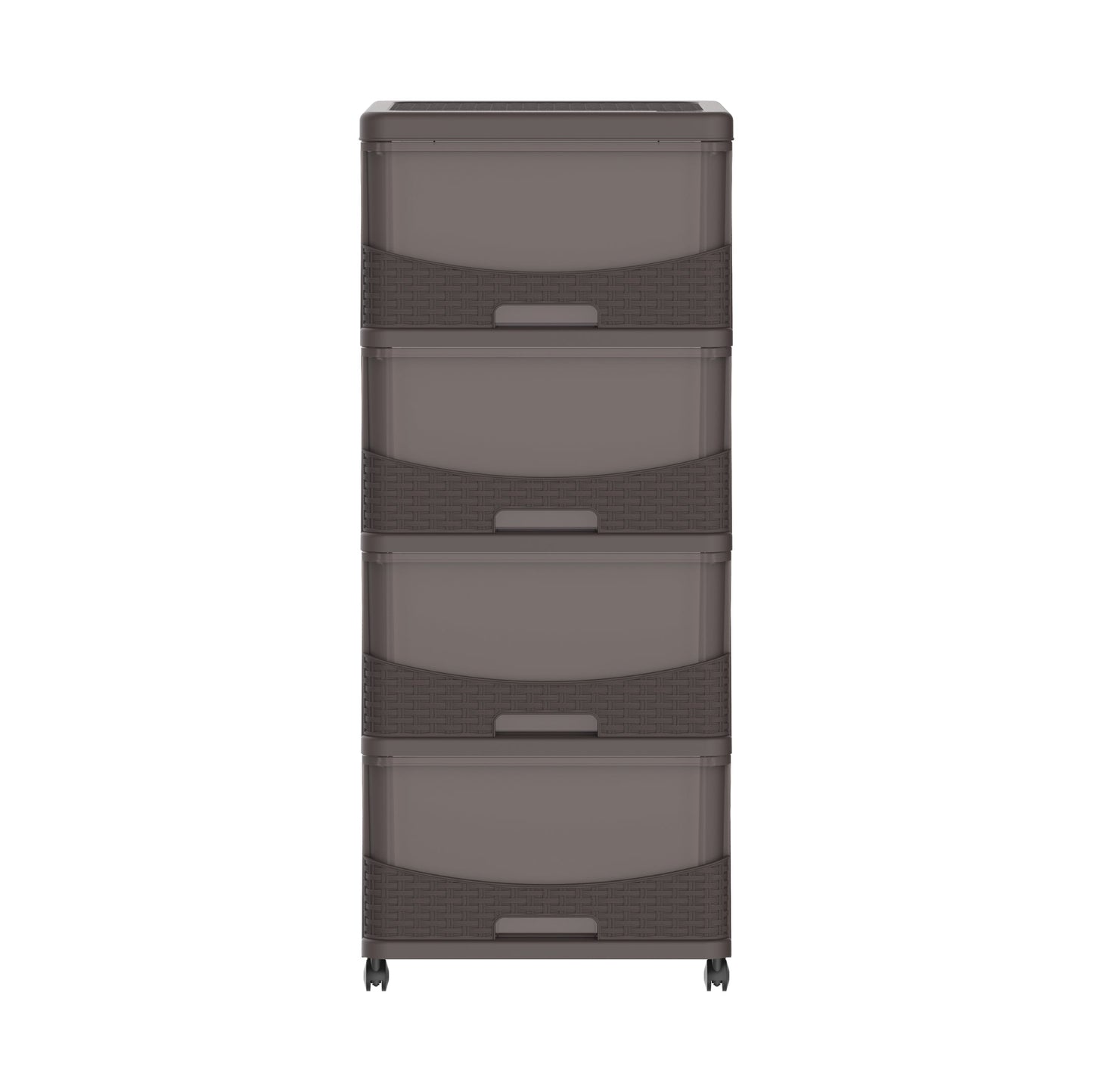 Cosmoplast 4 Tiers Cabinets with Drawers & Wheels