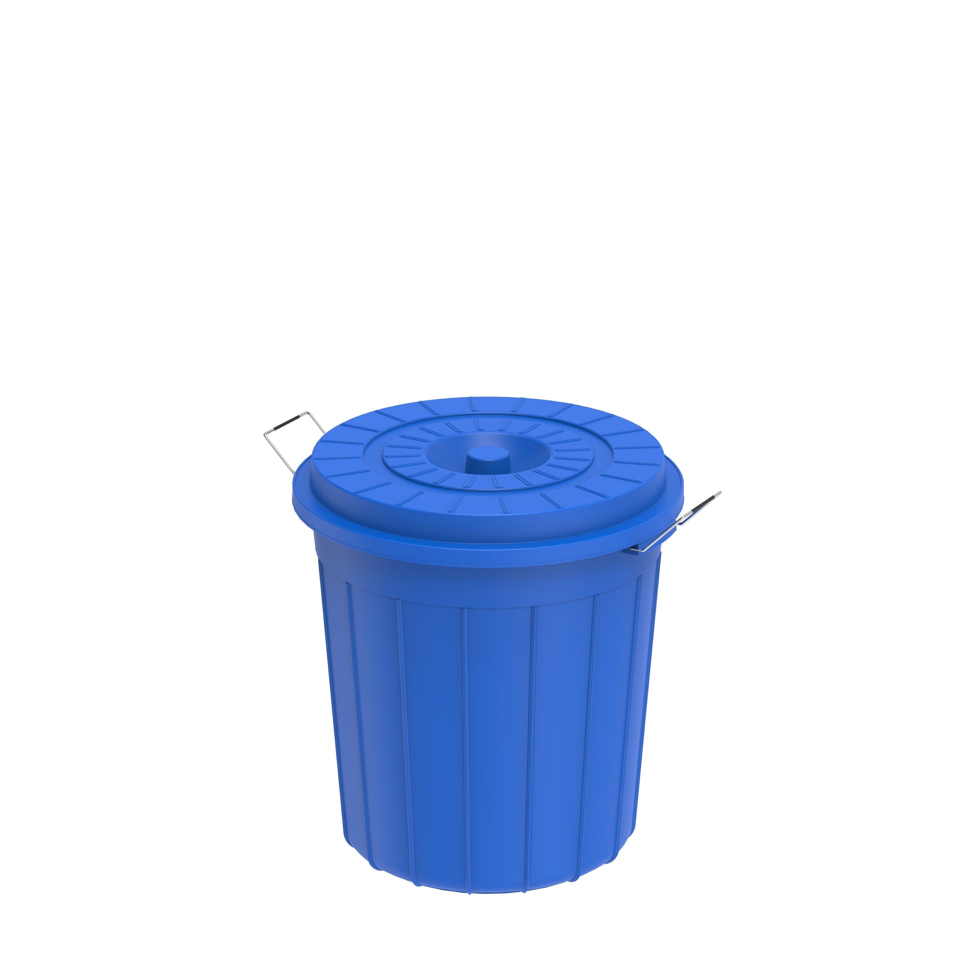 30L Round Plastic Drums with Lid - Cosmoplast Kuwait