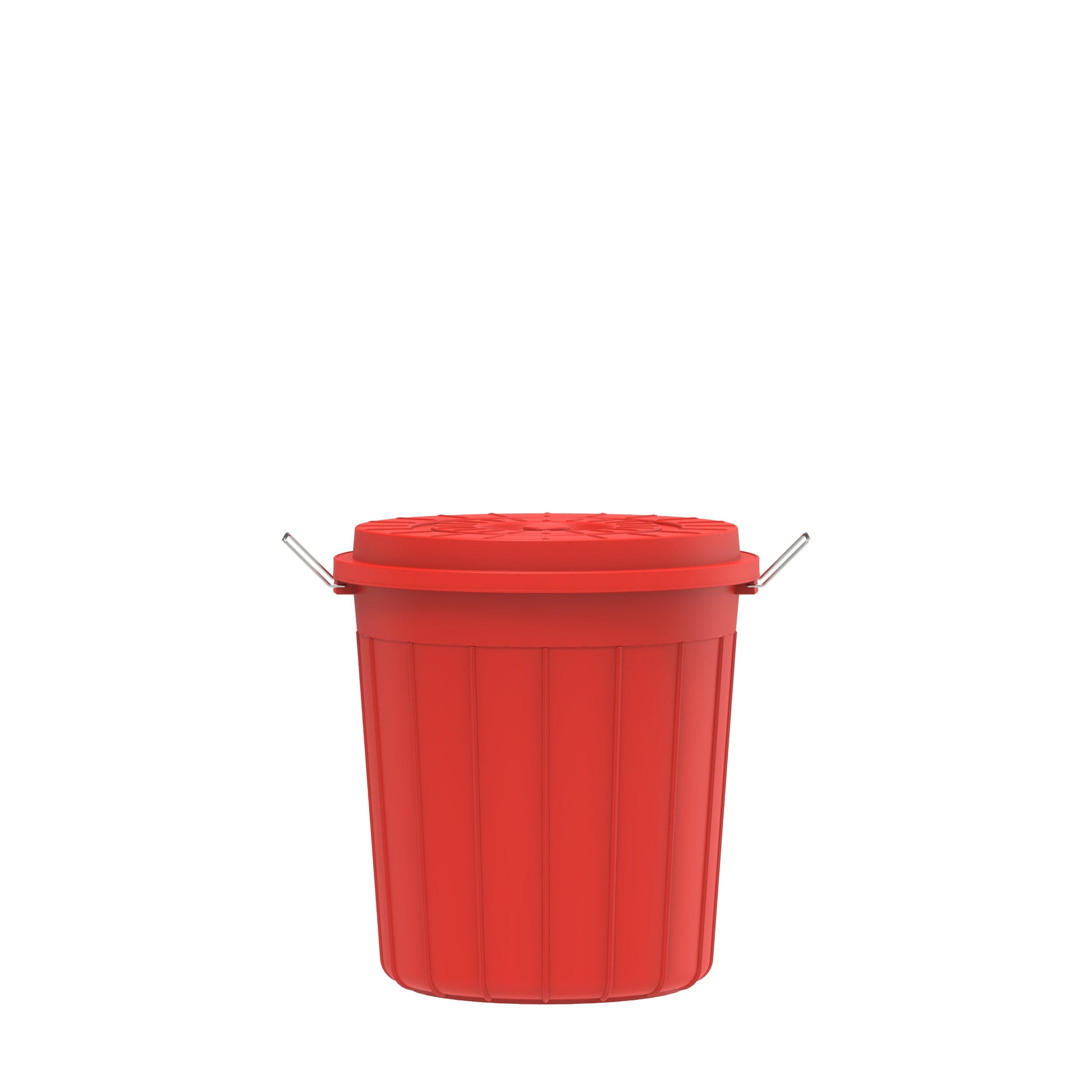30L Round Plastic Drums with Lid - Cosmoplast Kuwait