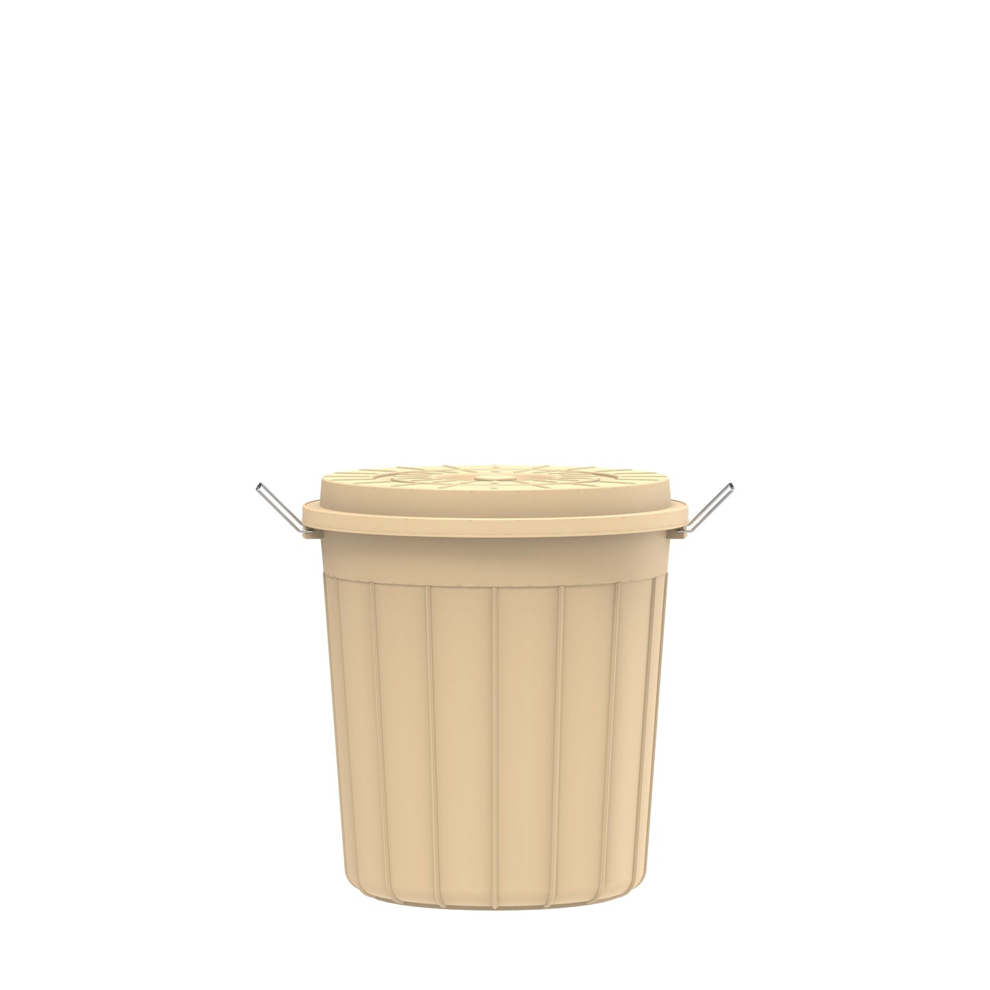 30L Round Plastic Drums with Lid - Cosmoplast Kuwait