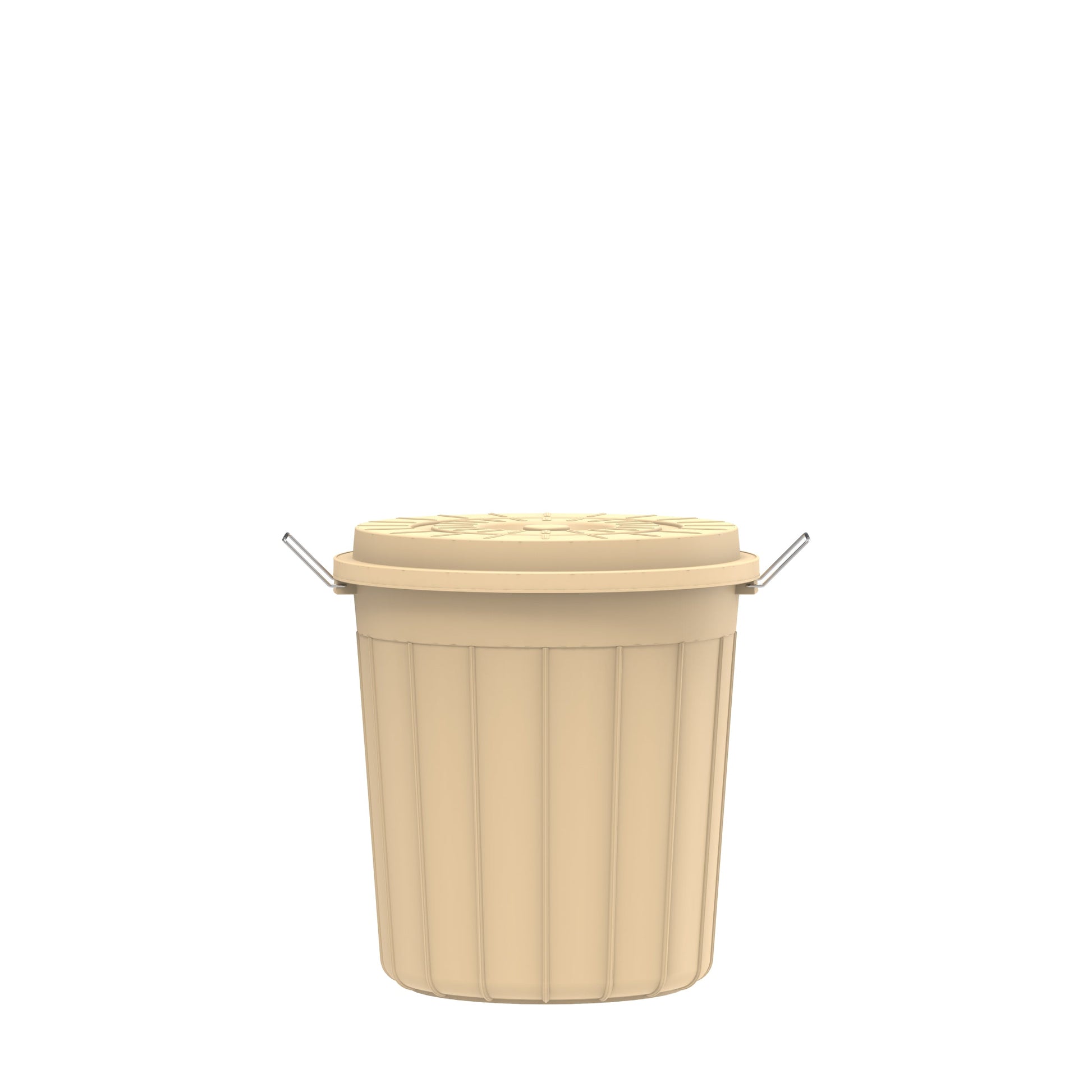 30L Round Plastic Drums with Lid - Cosmoplast Kuwait